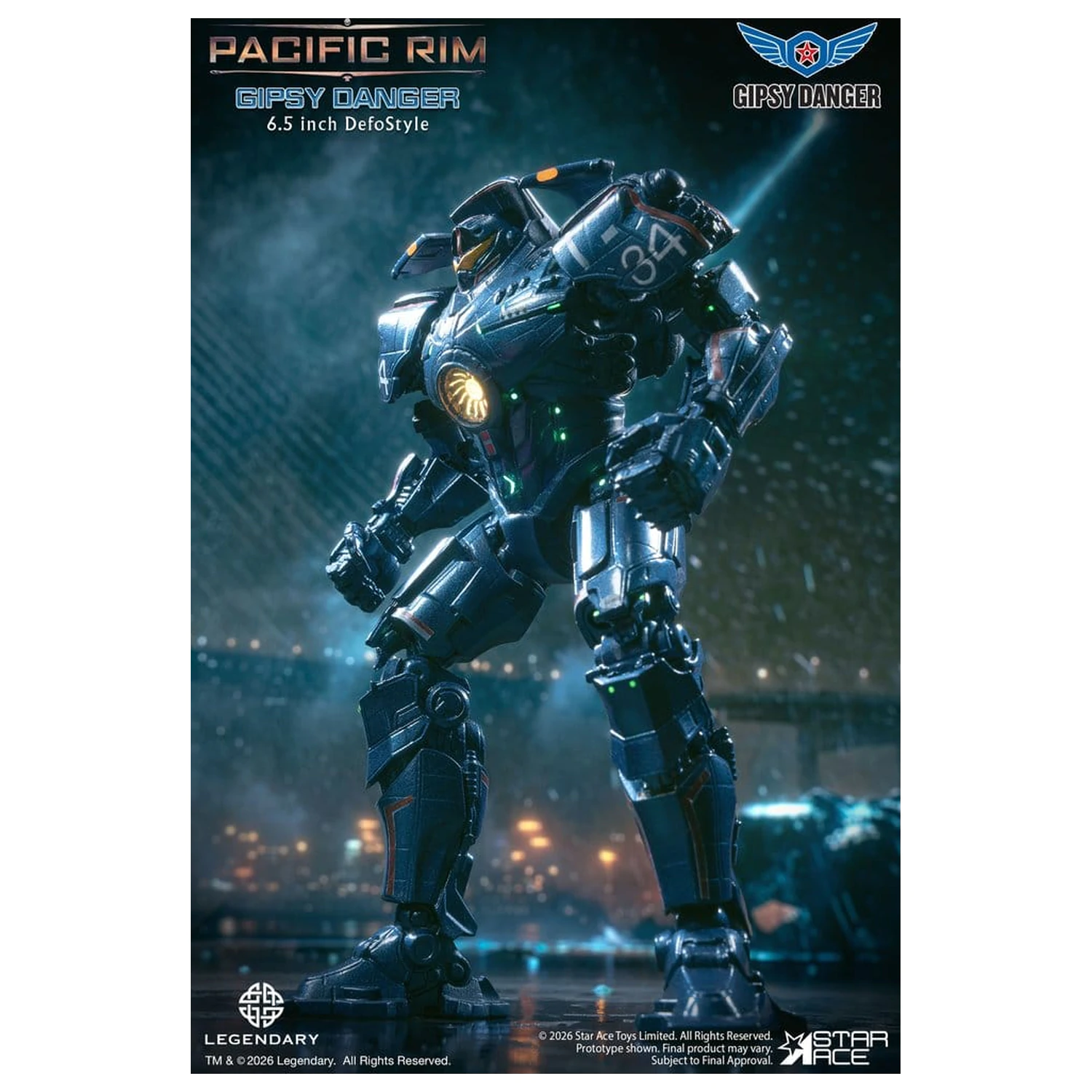 Pacific Rim DefoStyle Figura Gipsy Danger DX 17 cm poza produsului