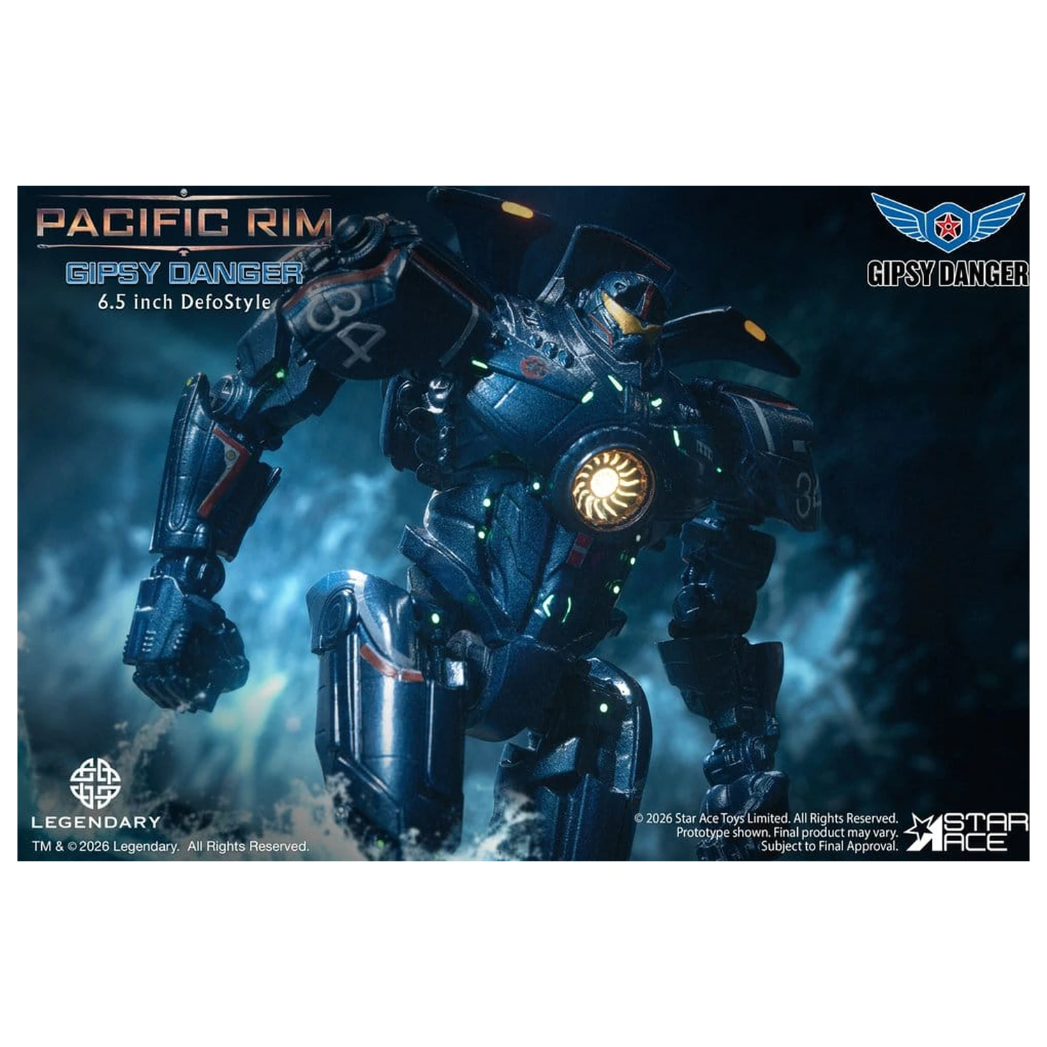 Pacific Rim DefoStyle Figura Gipsy Danger NX 17 cm poza produsului