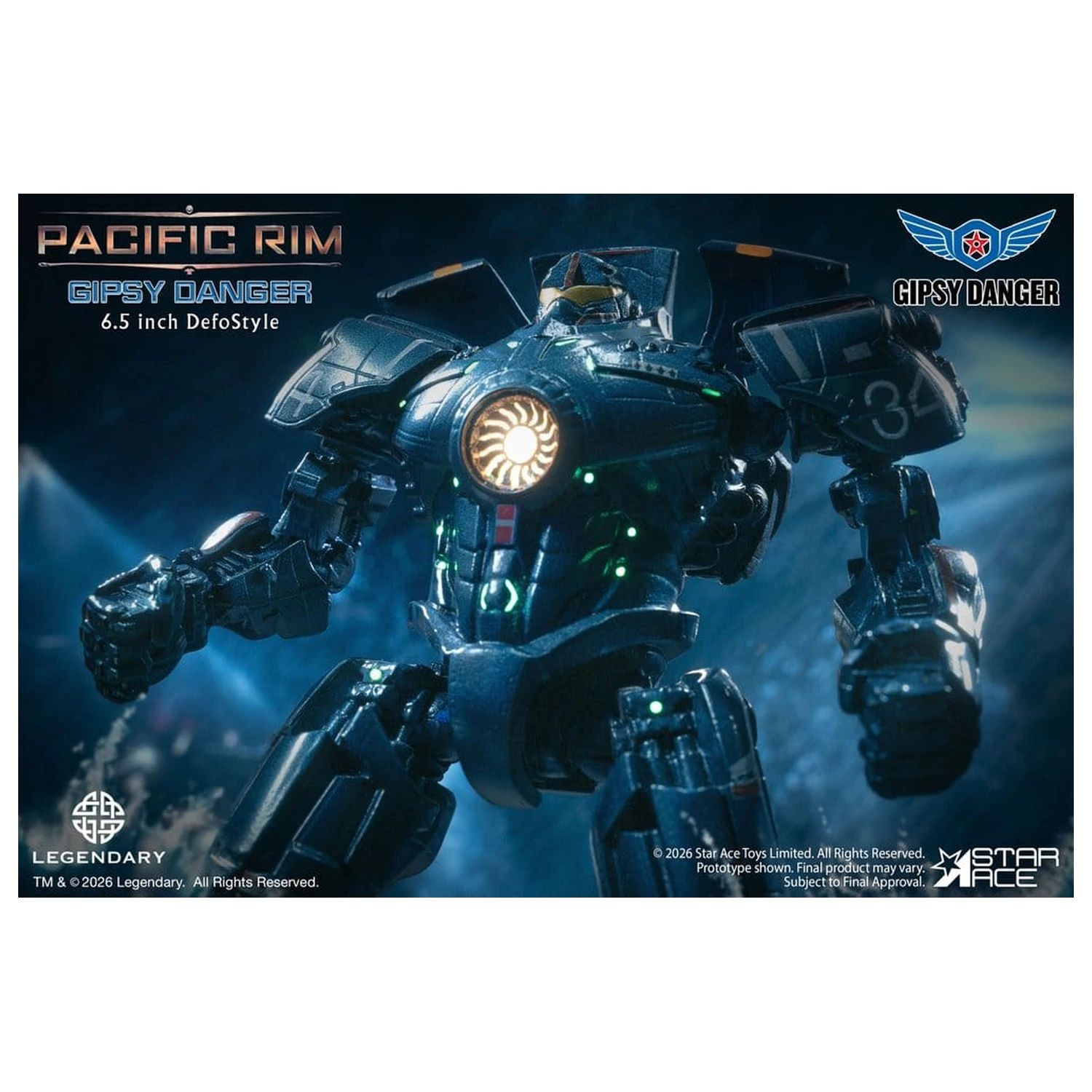 Pacific Rim DefoStyle Figura Gipsy Danger NX 17 cm poza produsului