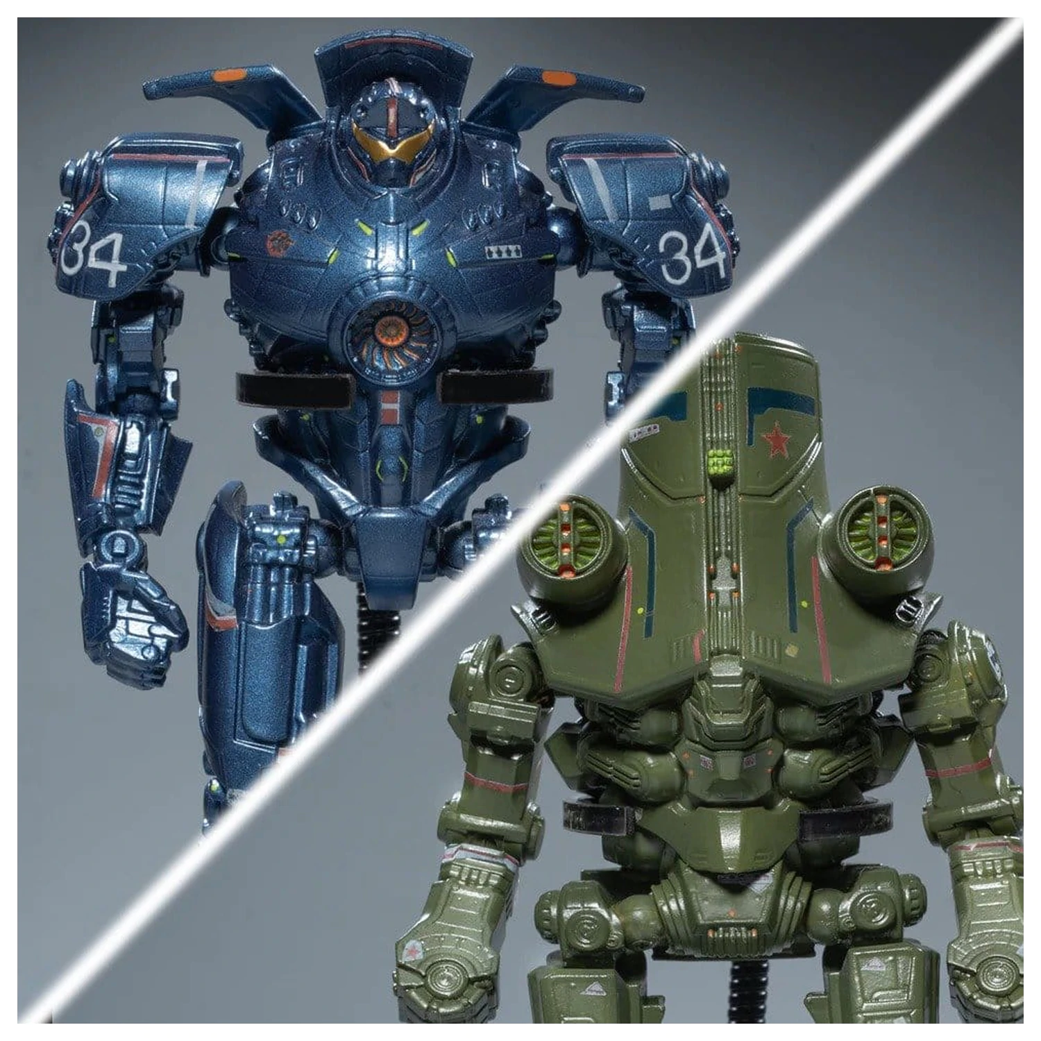 Pacific Rim DefoStyle Figura pachet 2 Gipsy Danger & Cherno Alpha DX 17 cm poza produsului