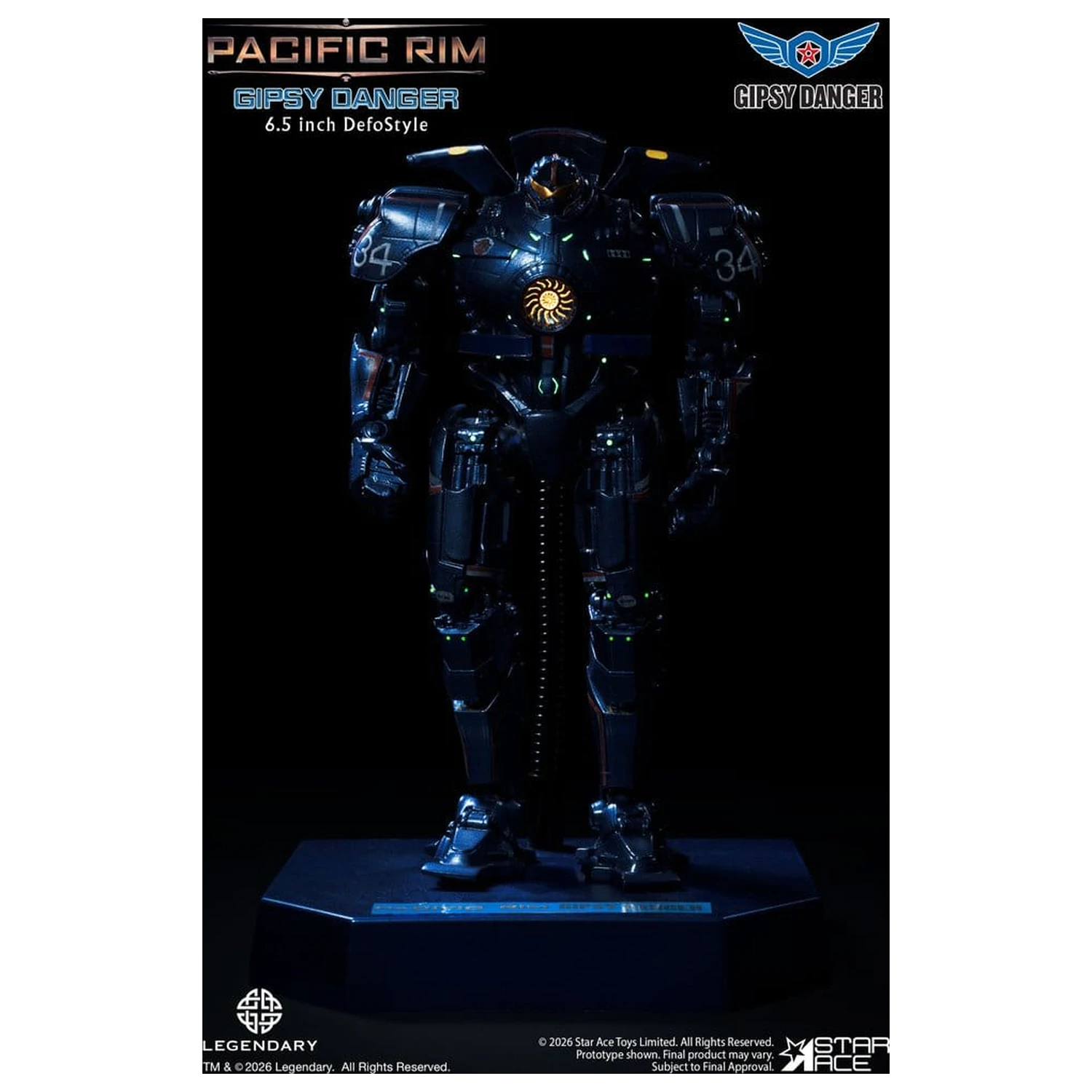 Pacific Rim DefoStyle Figura pachet 2 Gipsy Danger & Cherno Alpha DX 17 cm poza produsului