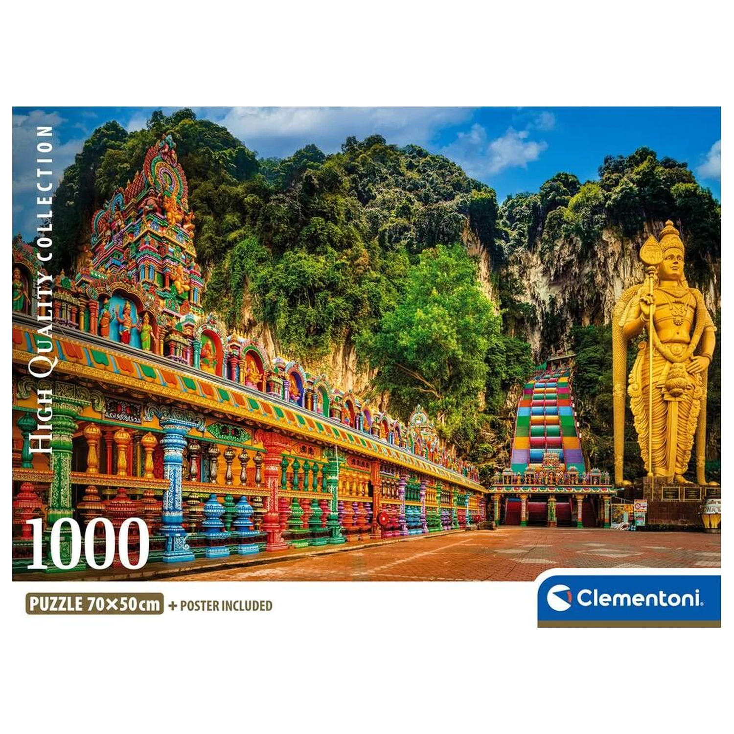 Painted Batu Caves puzzle 1000 piese poza produsului