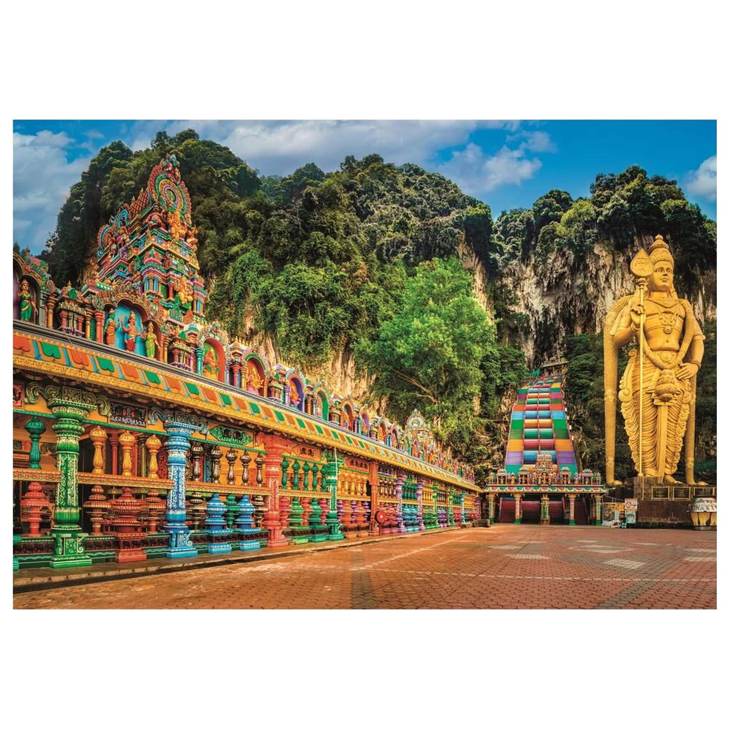 Painted Batu Caves puzzle 1000 piese poza produsului