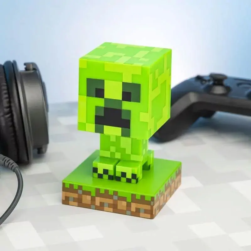 Minecraft Icon Lampă Creeper (V2) poza produsului