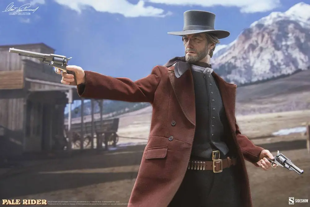 Figurină de acțiune Colecția Moștenire Pale Rider Clint Eastwood 1/6 Predicatorul 30 cm poza produsului