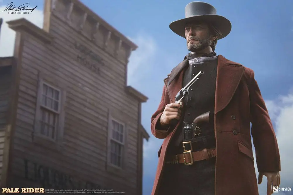 Figurină de acțiune Colecția Moștenire Pale Rider Clint Eastwood 1/6 Predicatorul 30 cm poza produsului