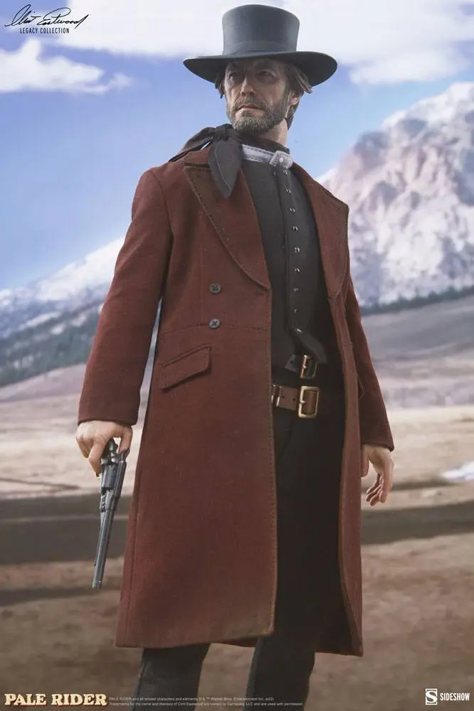 Figurină de acțiune Colecția Moștenire Pale Rider Clint Eastwood 1/6 Predicatorul 30 cm poza produsului