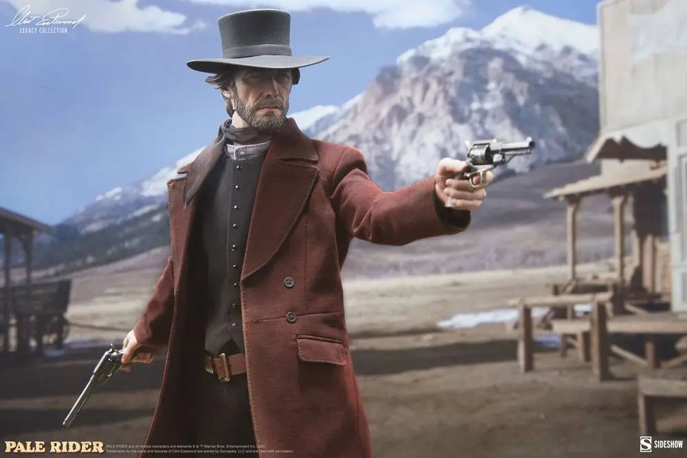 Figurină de acțiune Colecția Moștenire Pale Rider Clint Eastwood 1/6 Predicatorul 30 cm poza produsului