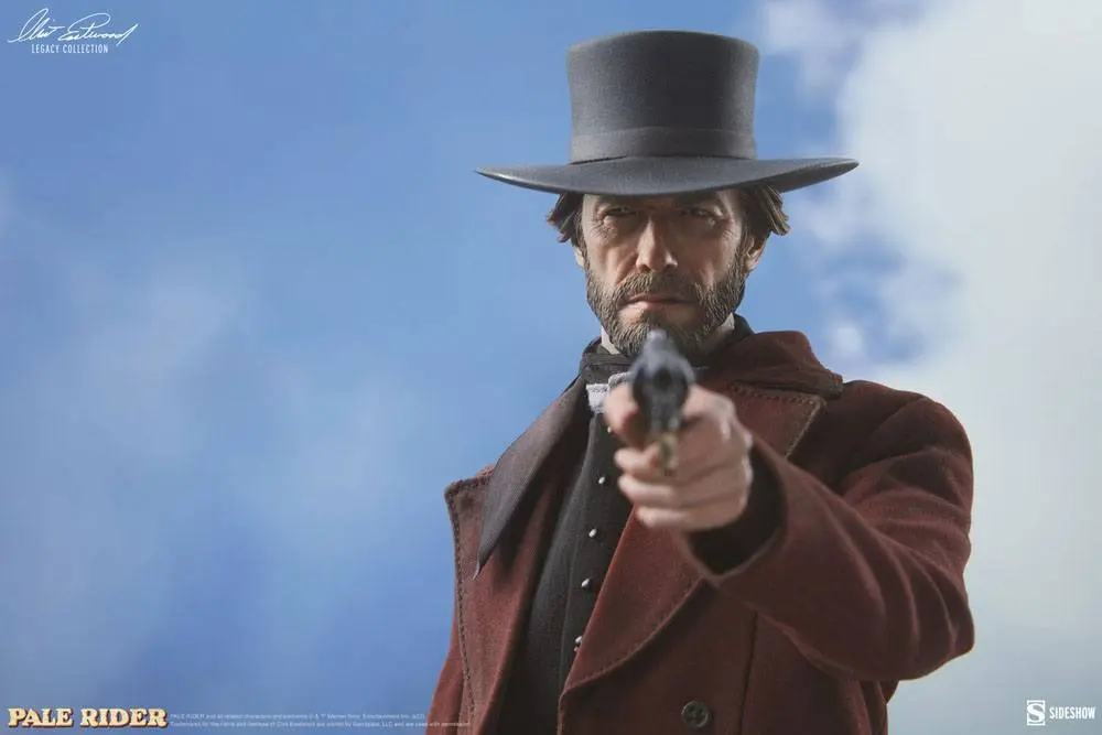 Figurină de acțiune Colecția Moștenire Pale Rider Clint Eastwood 1/6 Predicatorul 30 cm poza produsului