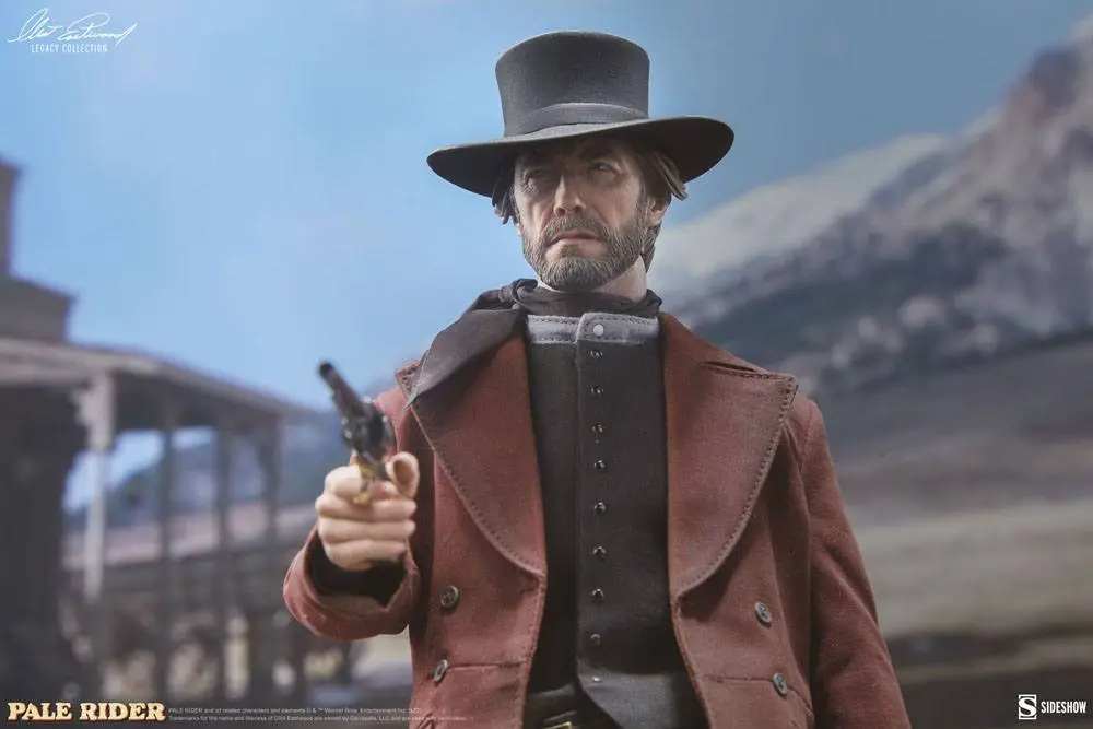 Figurină de acțiune Colecția Moștenire Pale Rider Clint Eastwood 1/6 Predicatorul 30 cm poza produsului