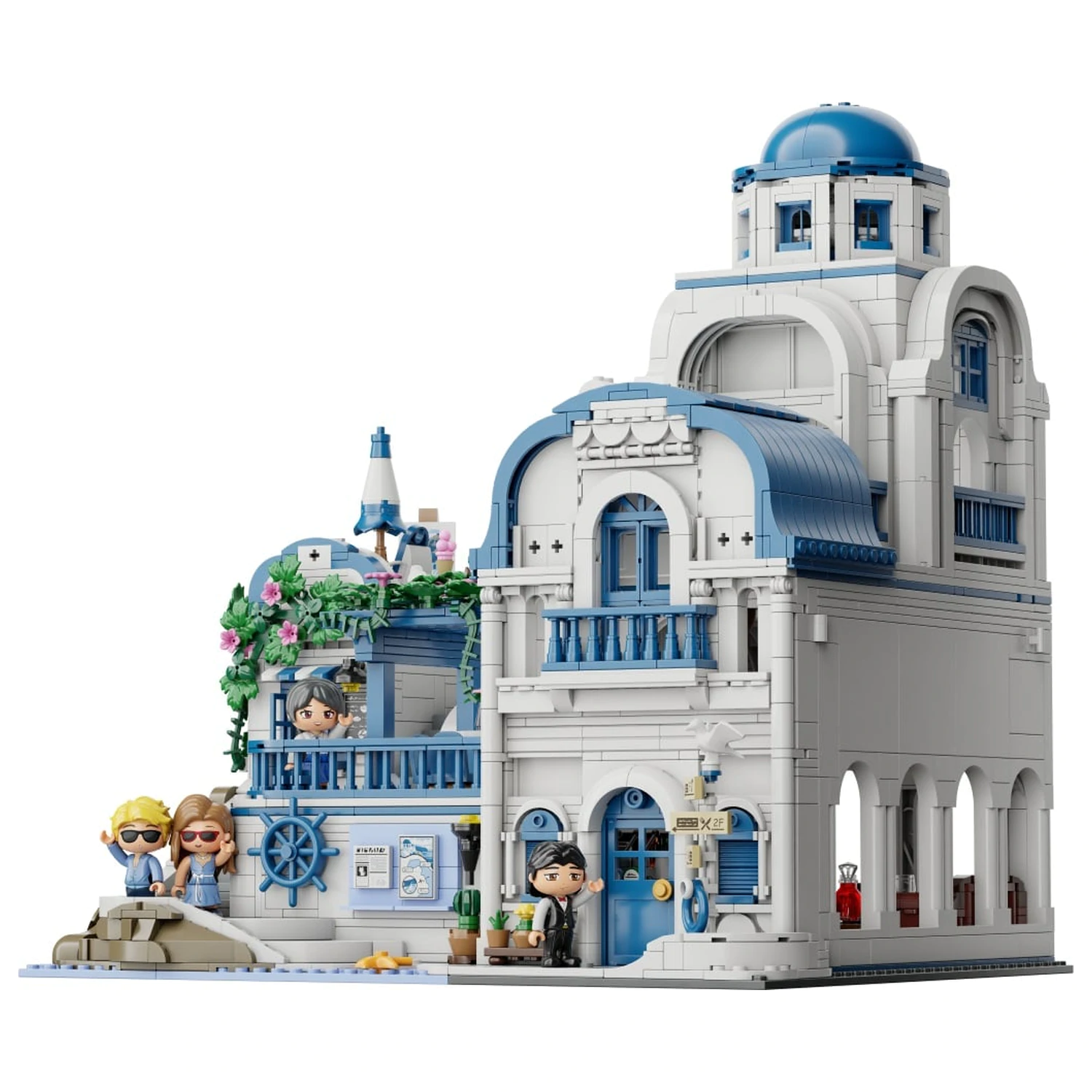 PANTASY Aegean Villa Building block 3038 piese poza produsului