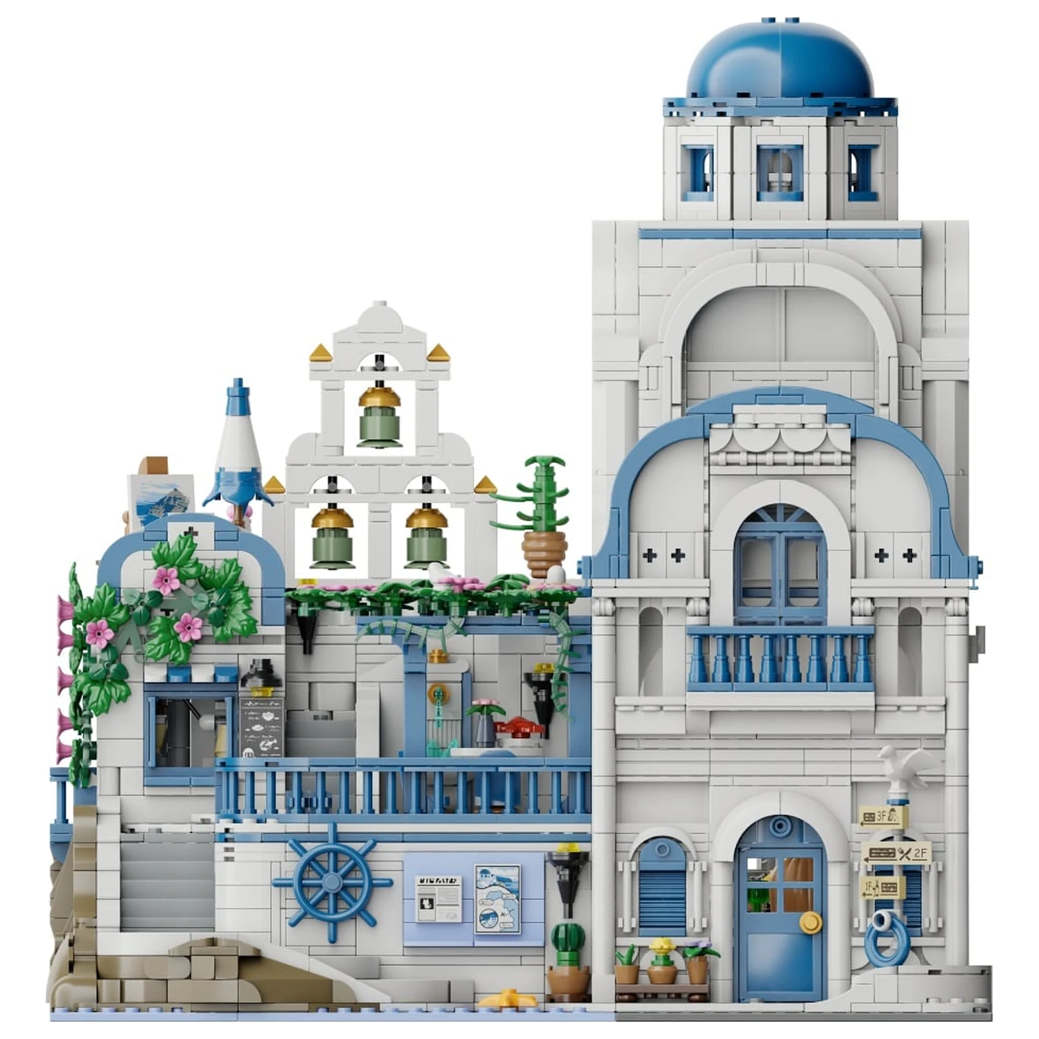 PANTASY Aegean Villa Building block 3038 piese poza produsului