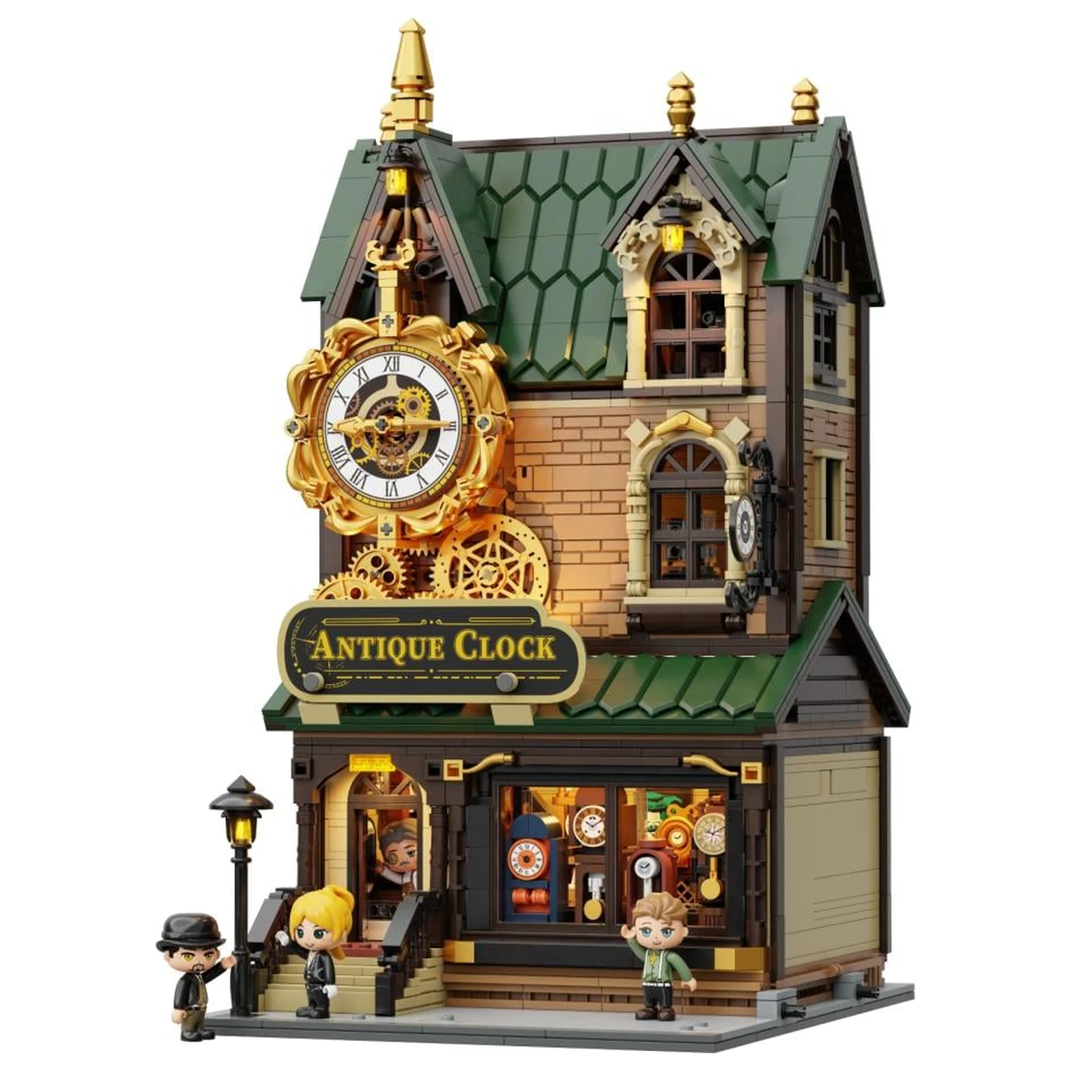 PANTASY Antique Clock Shop Building block 2768 piese poza produsului