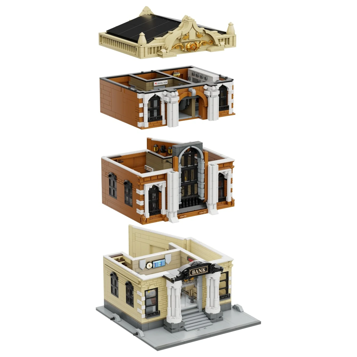 PANTASY Bank Building Block 2634 piese poza produsului