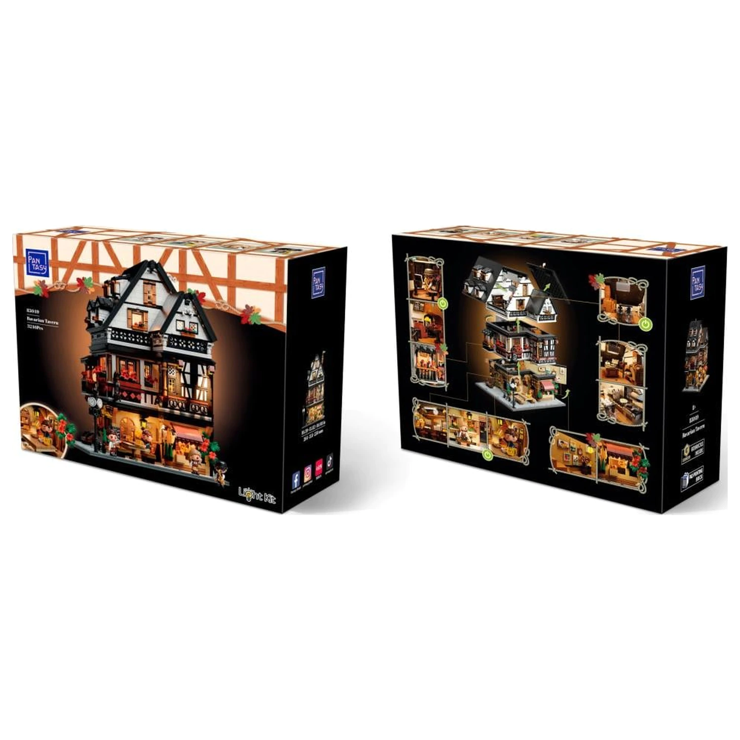 Set de constructie Pantasy Bavarian Tavern 3246 piese poza produsului