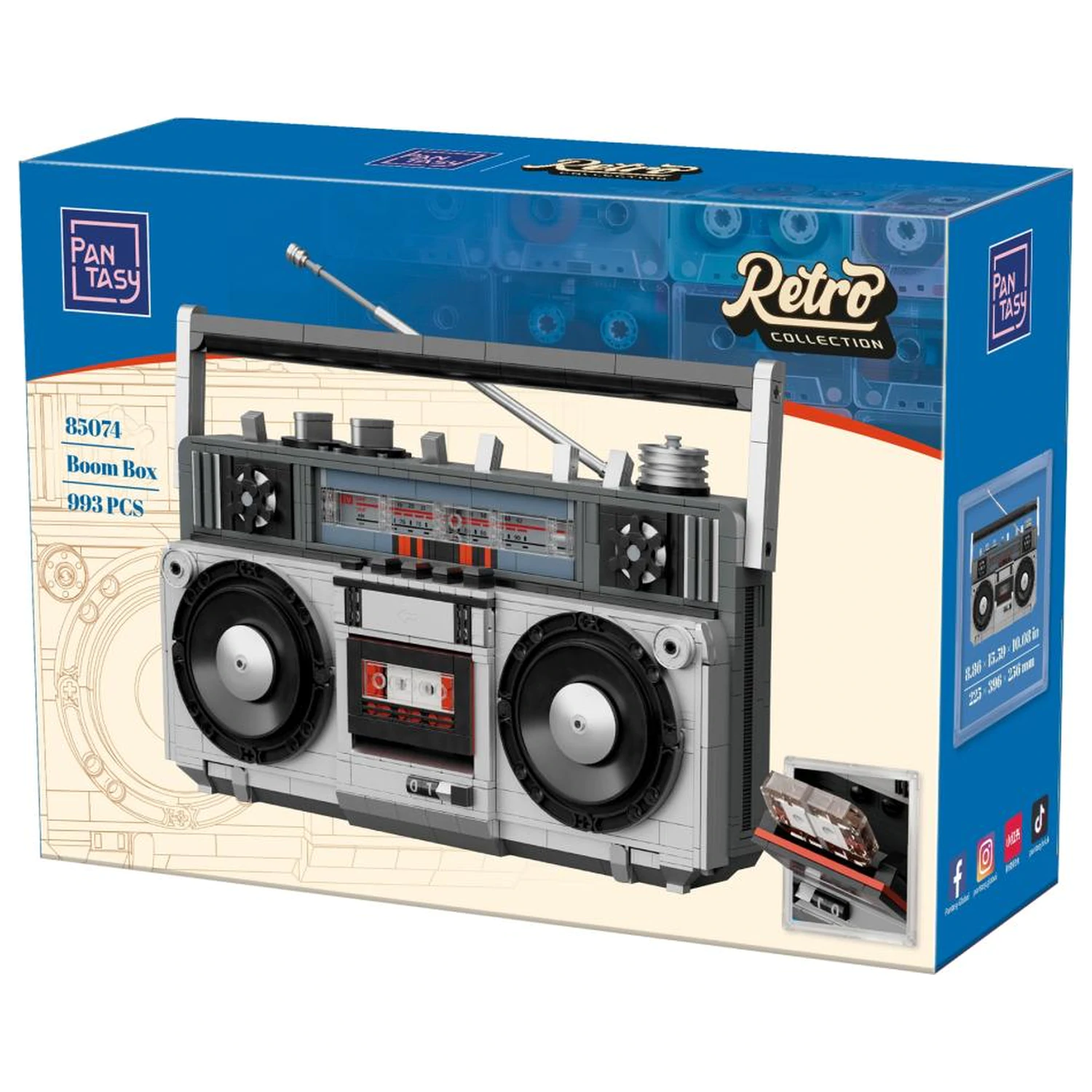PANTASY Boombox Blocuri de constructie 993 piese poza produsului