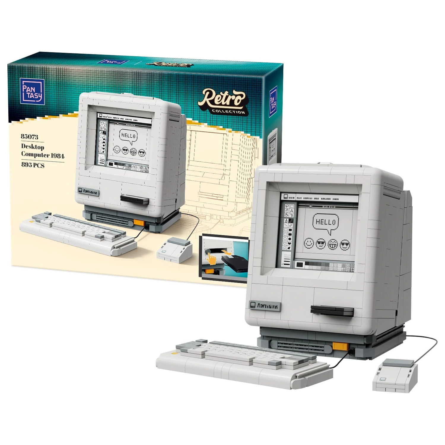 Pantasy Desktop Computer 1984 Blocuri de constructie 895 bucati poza produsului