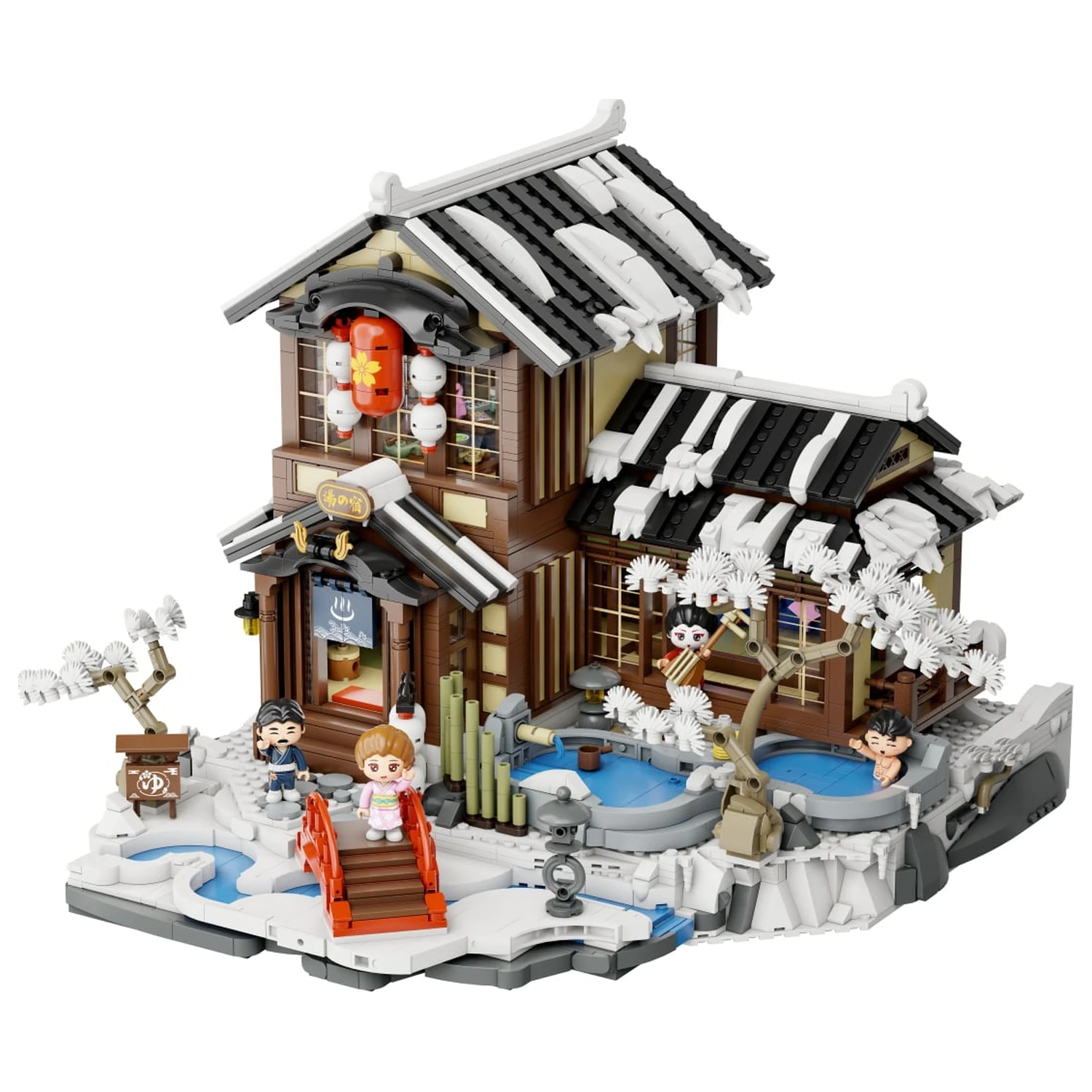 PANTASY Japanese Onsen Building block 2847 piese poza produsului