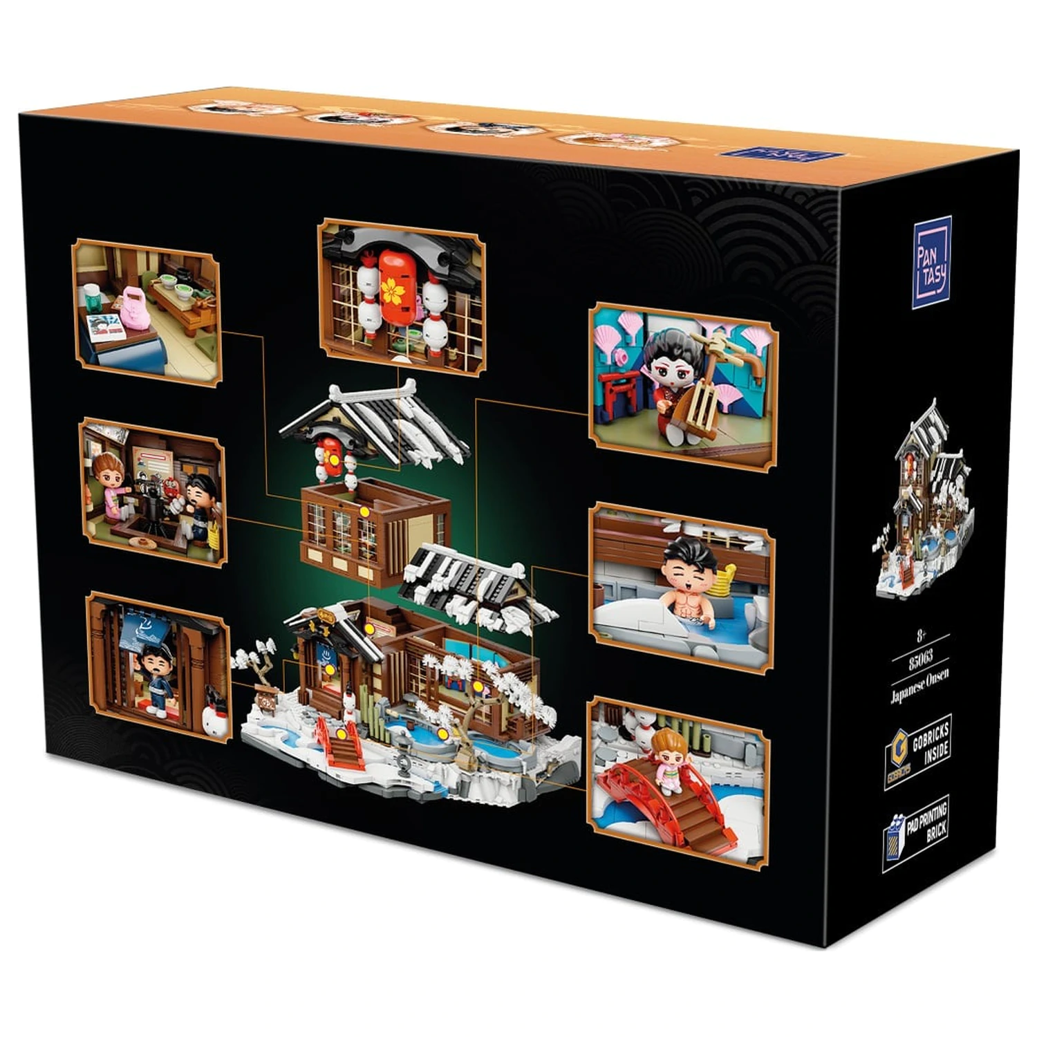 PANTASY Japanese Onsen Building block 2847 piese poza produsului