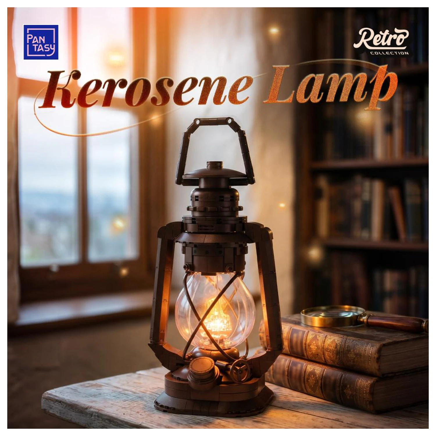 PANTASY Kerosene Lamp Set de constructie 379 piese poza produsului