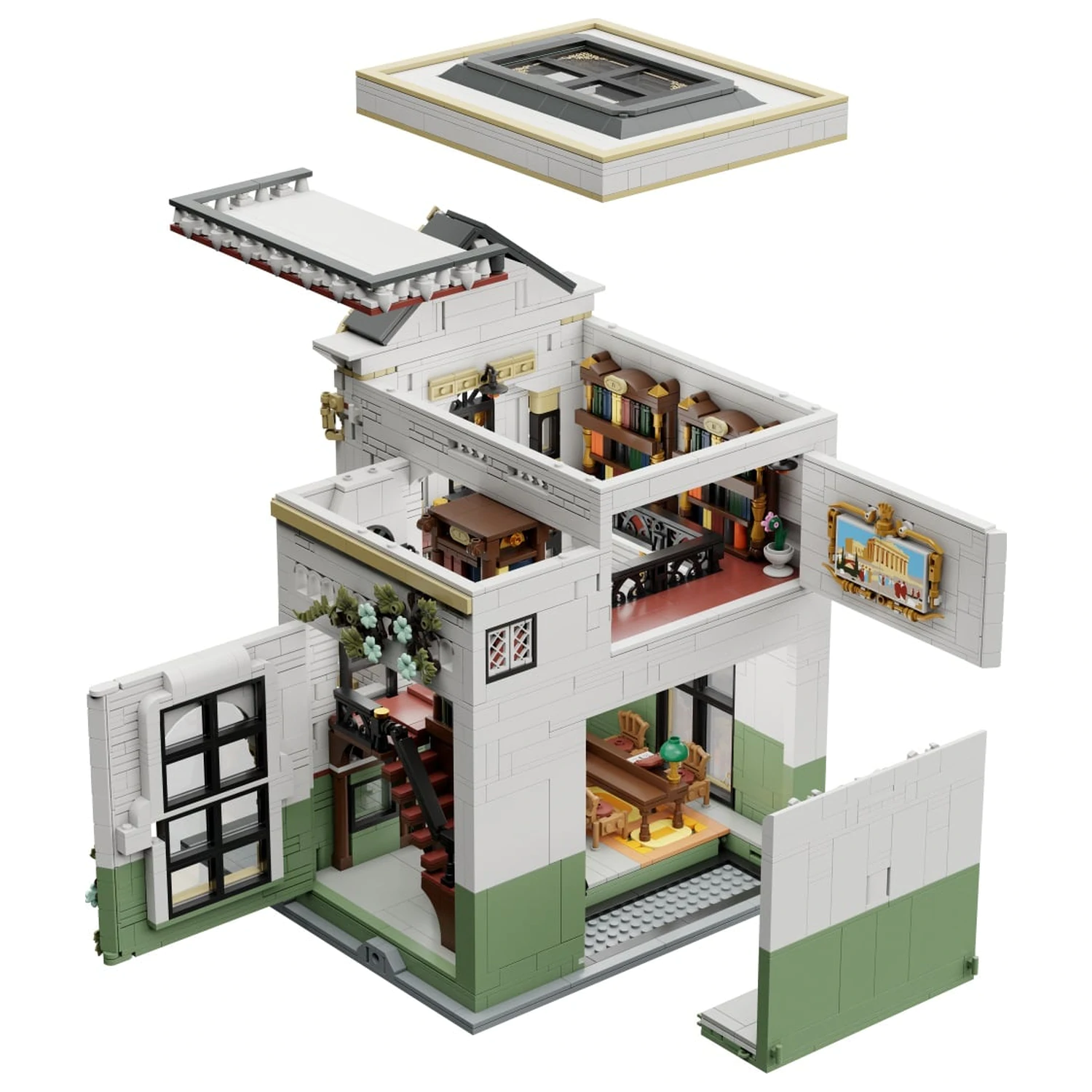 PANTASY Library Building Block 2956 buc poza produsului