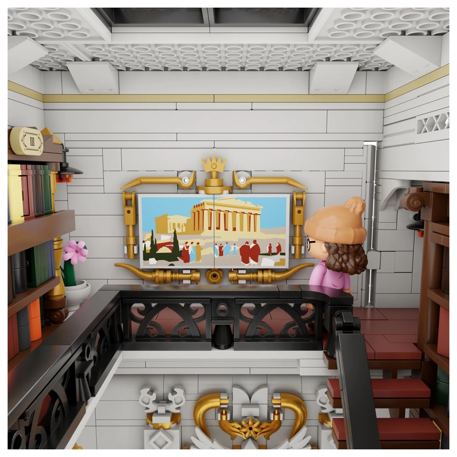 PANTASY Library Building Block 2956 buc poza produsului
