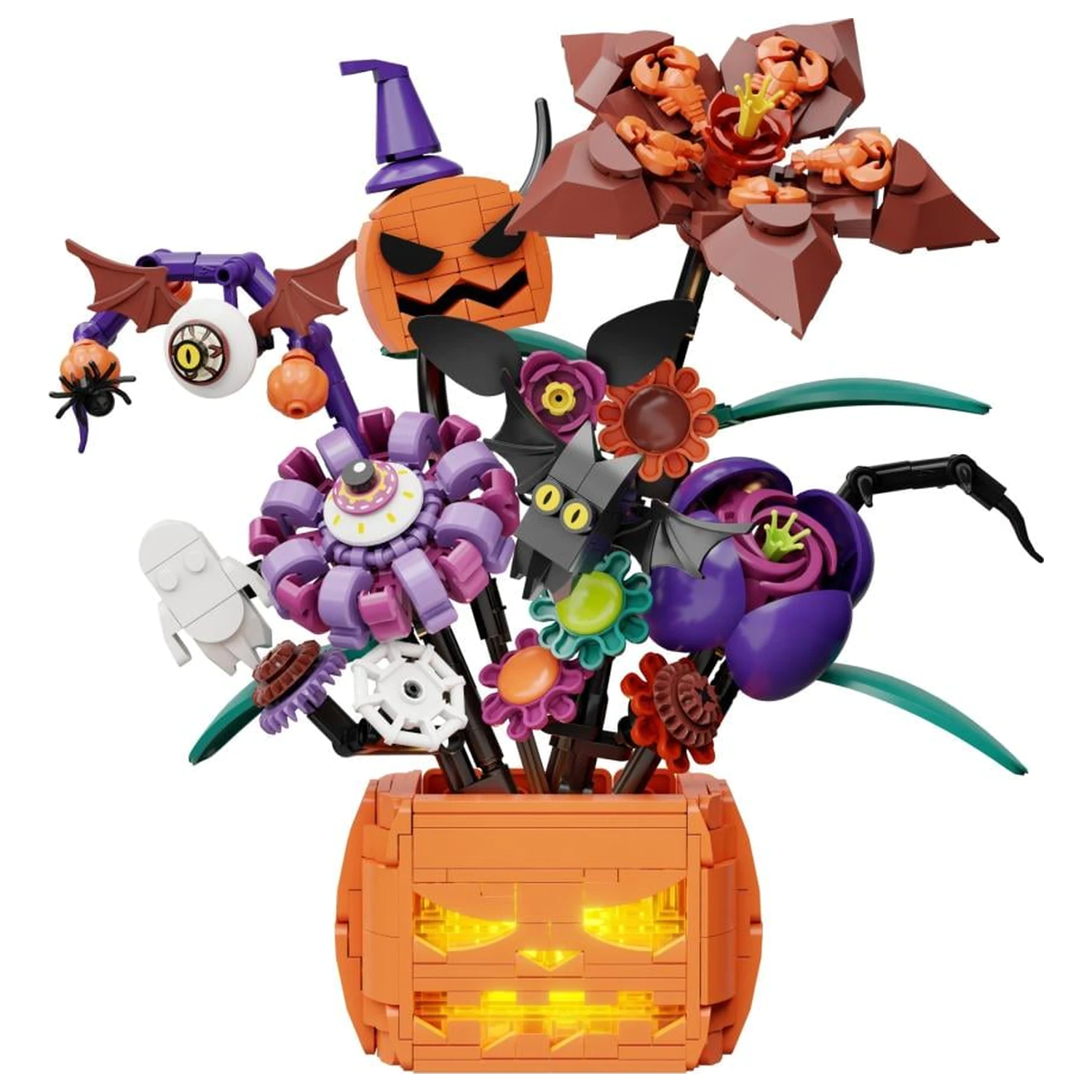 PANTASY Midnight Pumpkin Bouquet Set de constructie 570 piese poza produsului