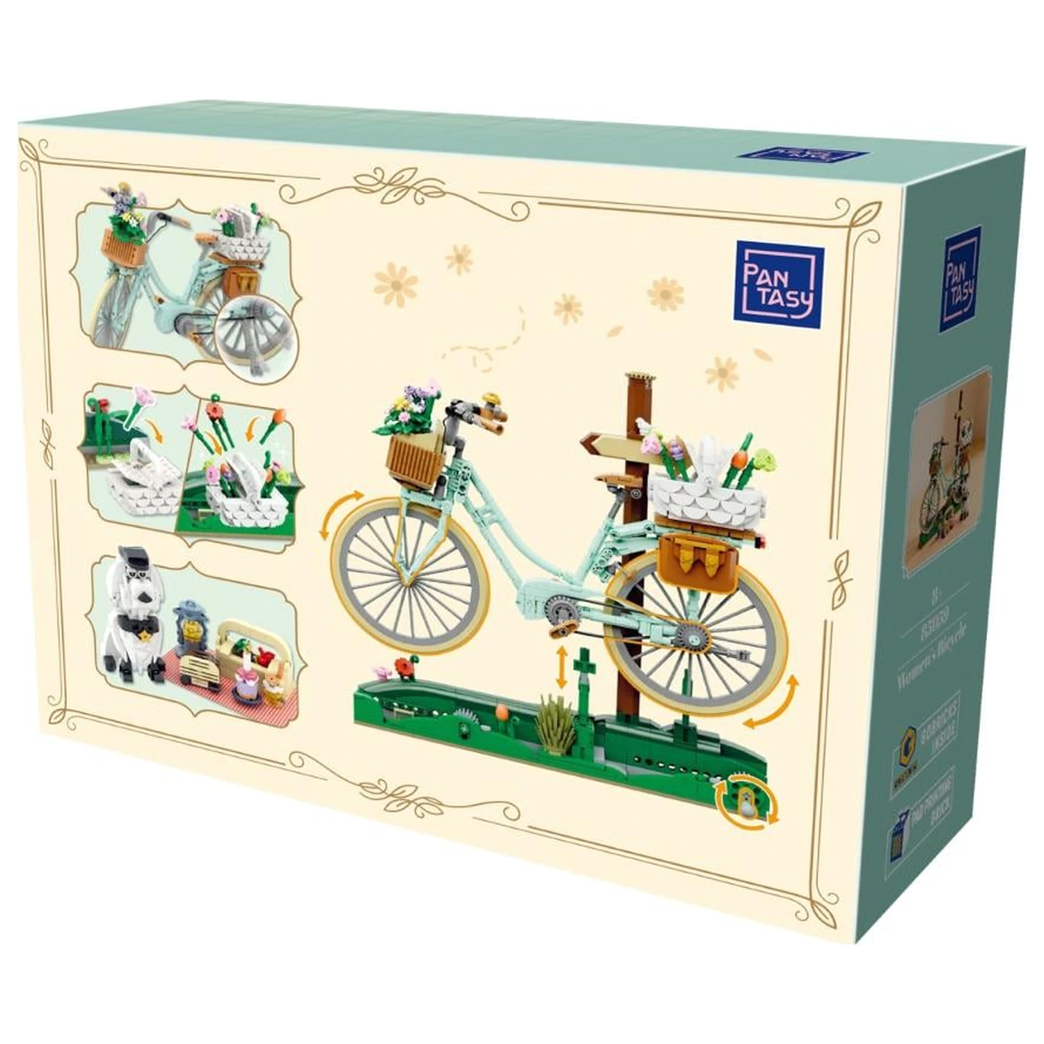 Pantasy Spring Picnic Bicycle Set de constructie 1079 piese poza produsului