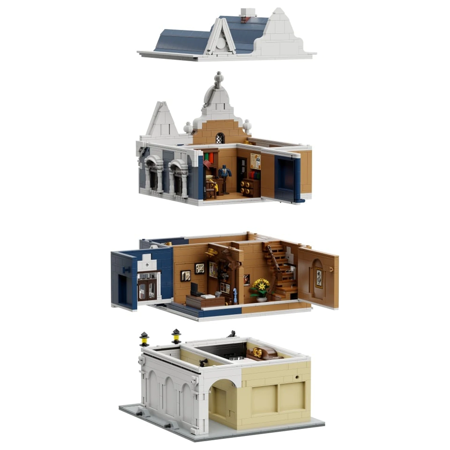 Pantasy Tailor Shop Building block 2831 piese poza produsului
