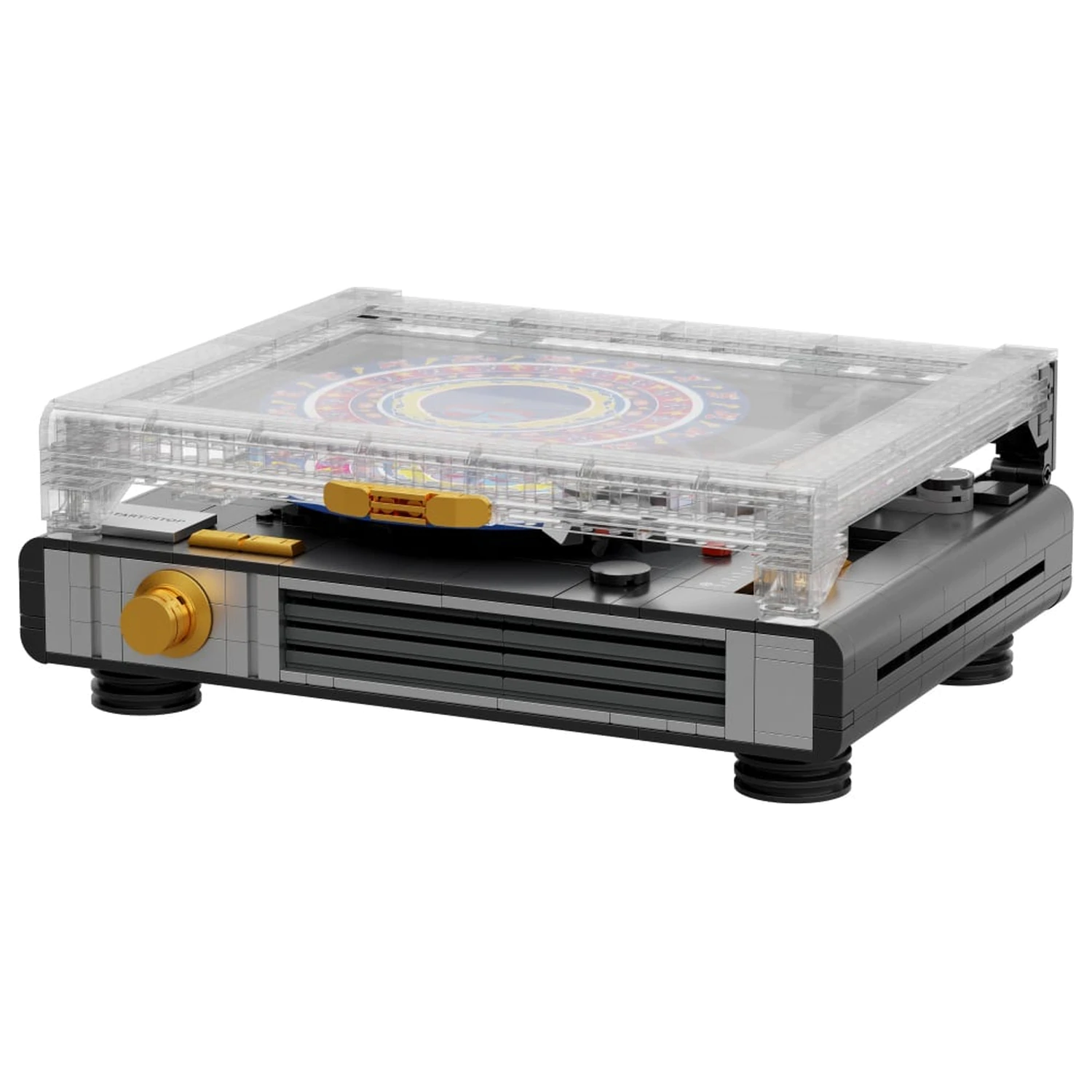 PANTASY Vinyl Turntable Building Block 607 piese poza produsului