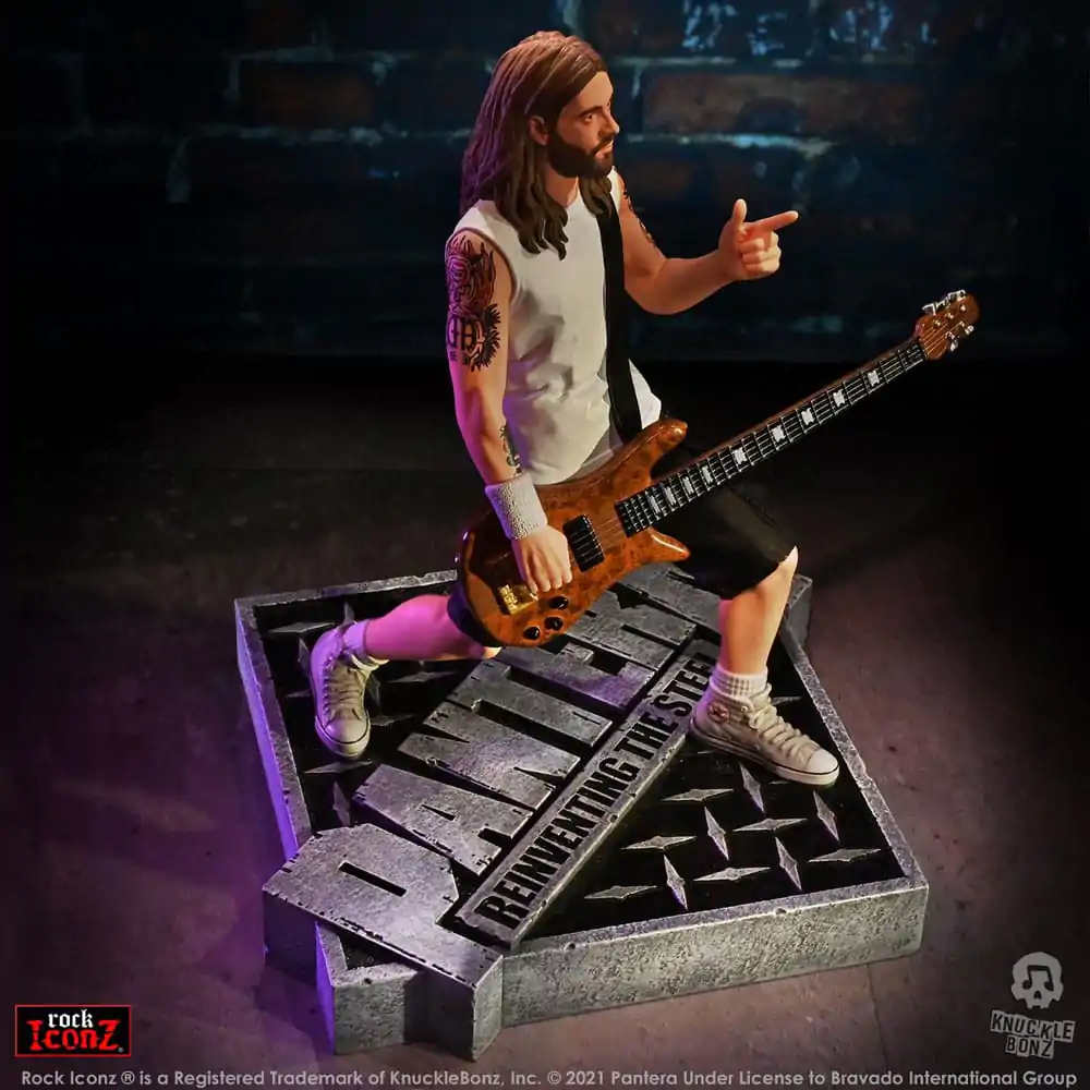 Statuie Pantera Rock Iconz Rex Brown (Reinventing the Steel) 22 cm poza produsului