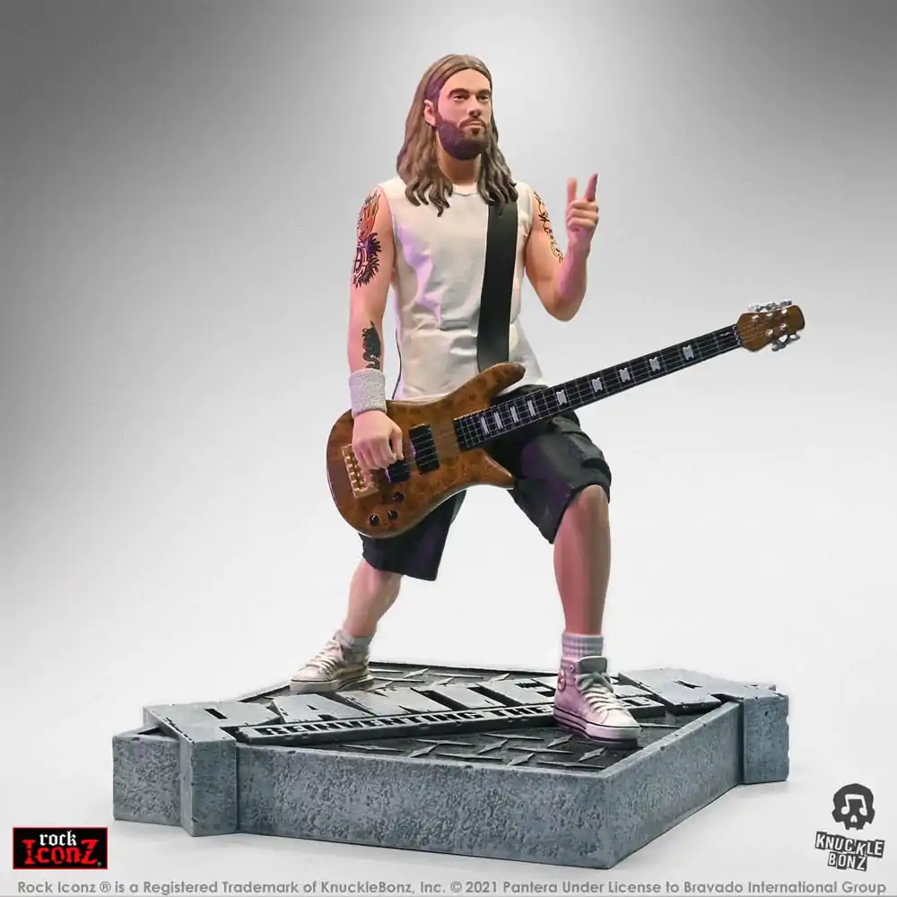 Statuie Pantera Rock Iconz Rex Brown (Reinventing the Steel) 22 cm poza produsului