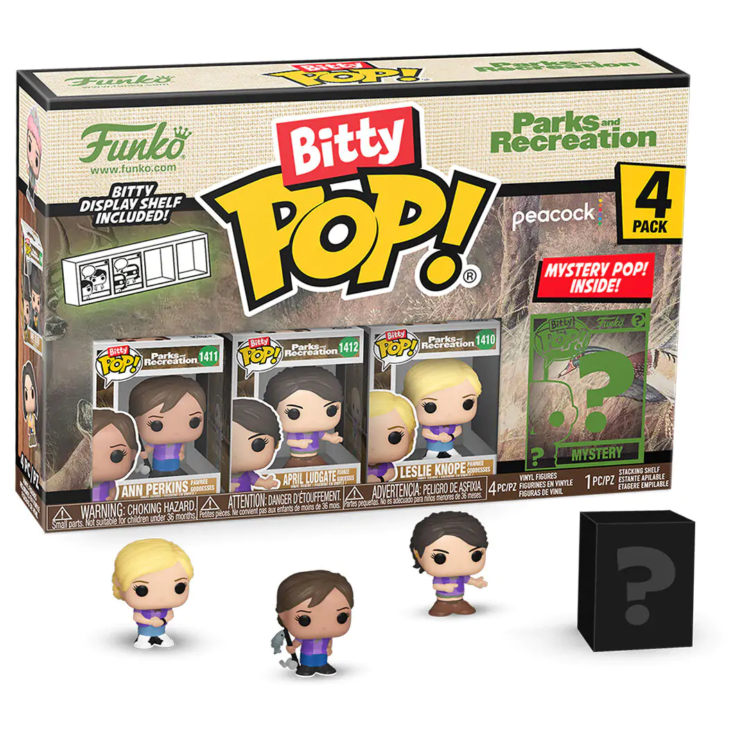 Blister 4 figurine Bitty Funko POP Park and Recreation Goddess poza produsului