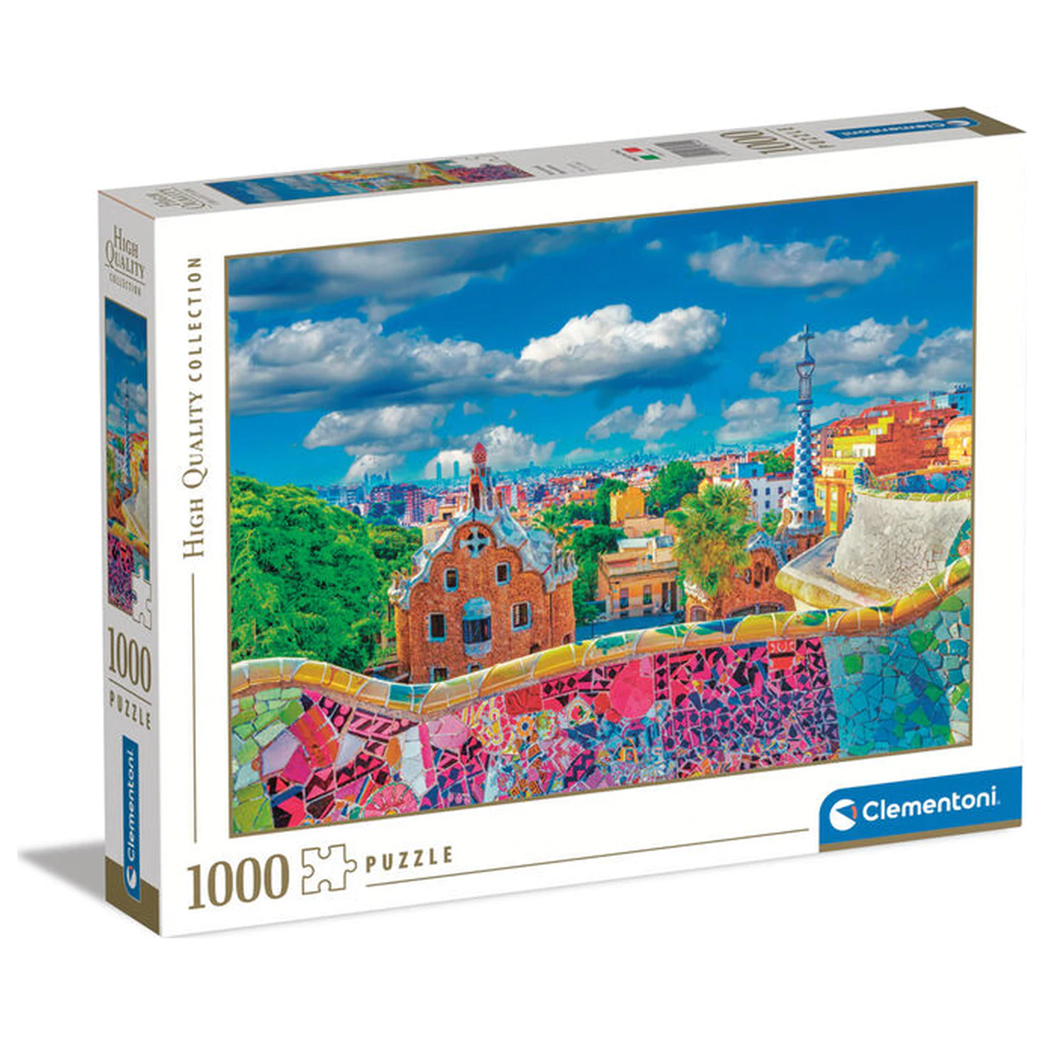 Park Güell Barcelona puzzle 1000 piese poza produsului