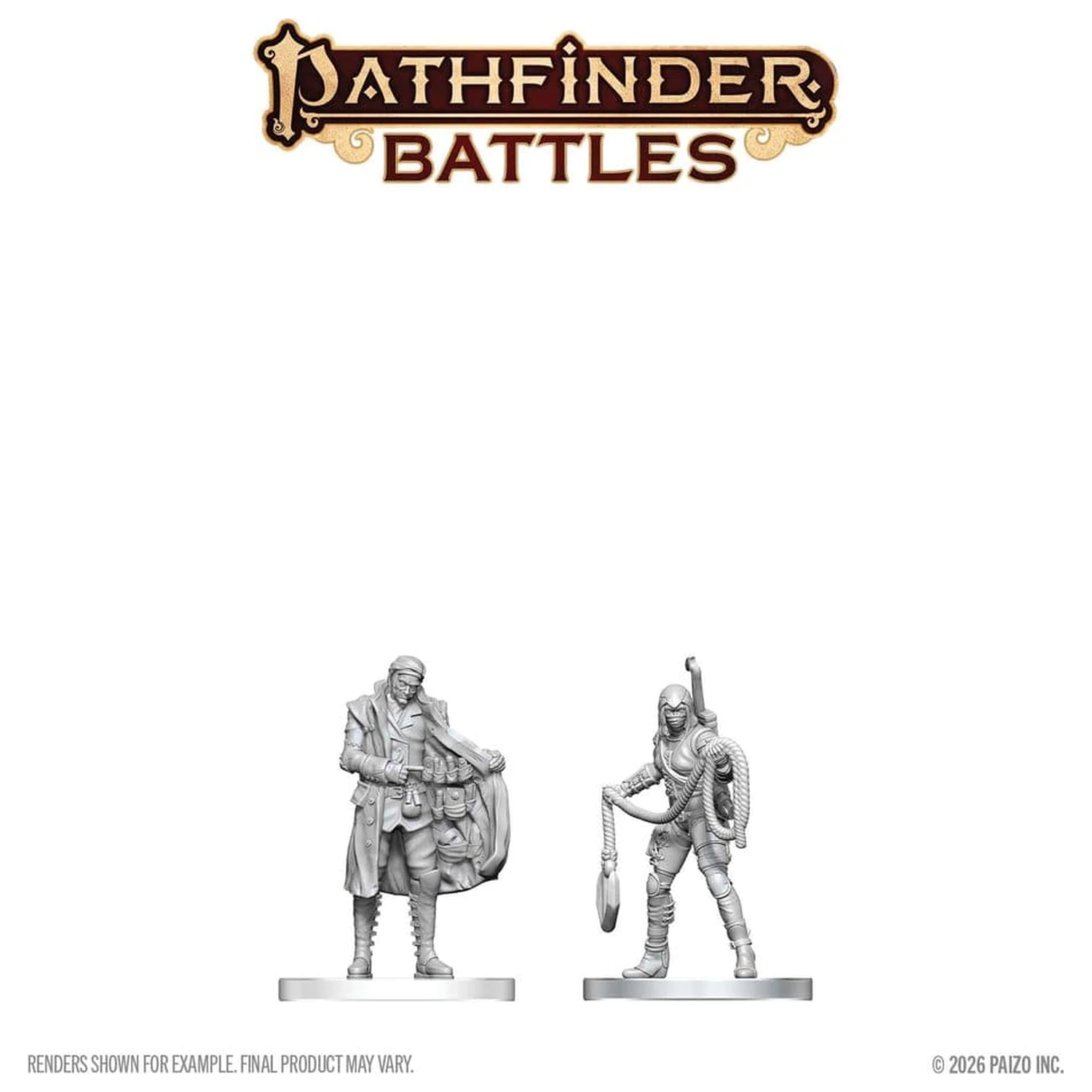 Pathfinder Battles Deep Cuts Unpainted Miniature Burglar & Fence 14 cm poza produsului