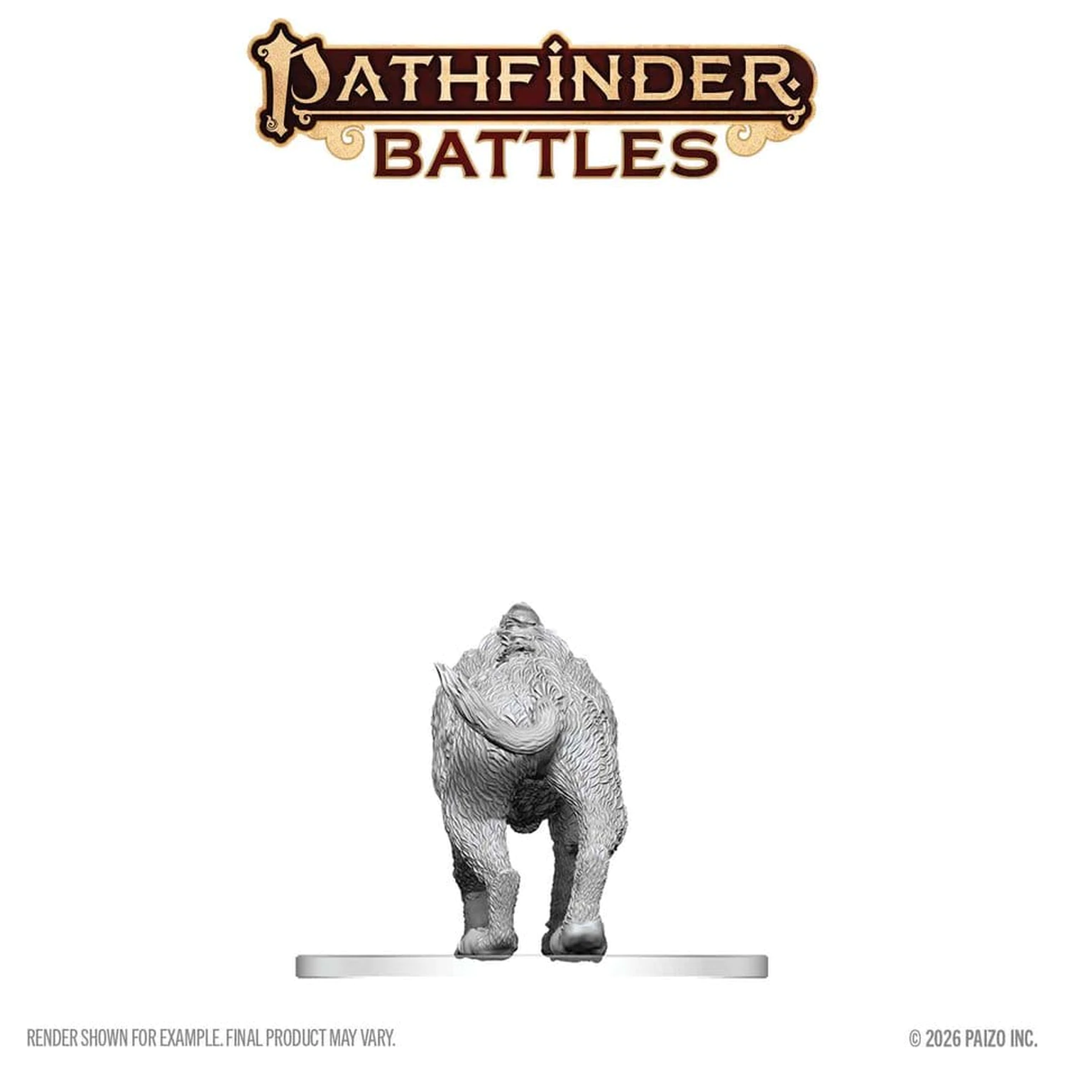 Pathfinder Battles Deep Cuts Miniatura nepictata Hyaenodon 13 cm poza produsului