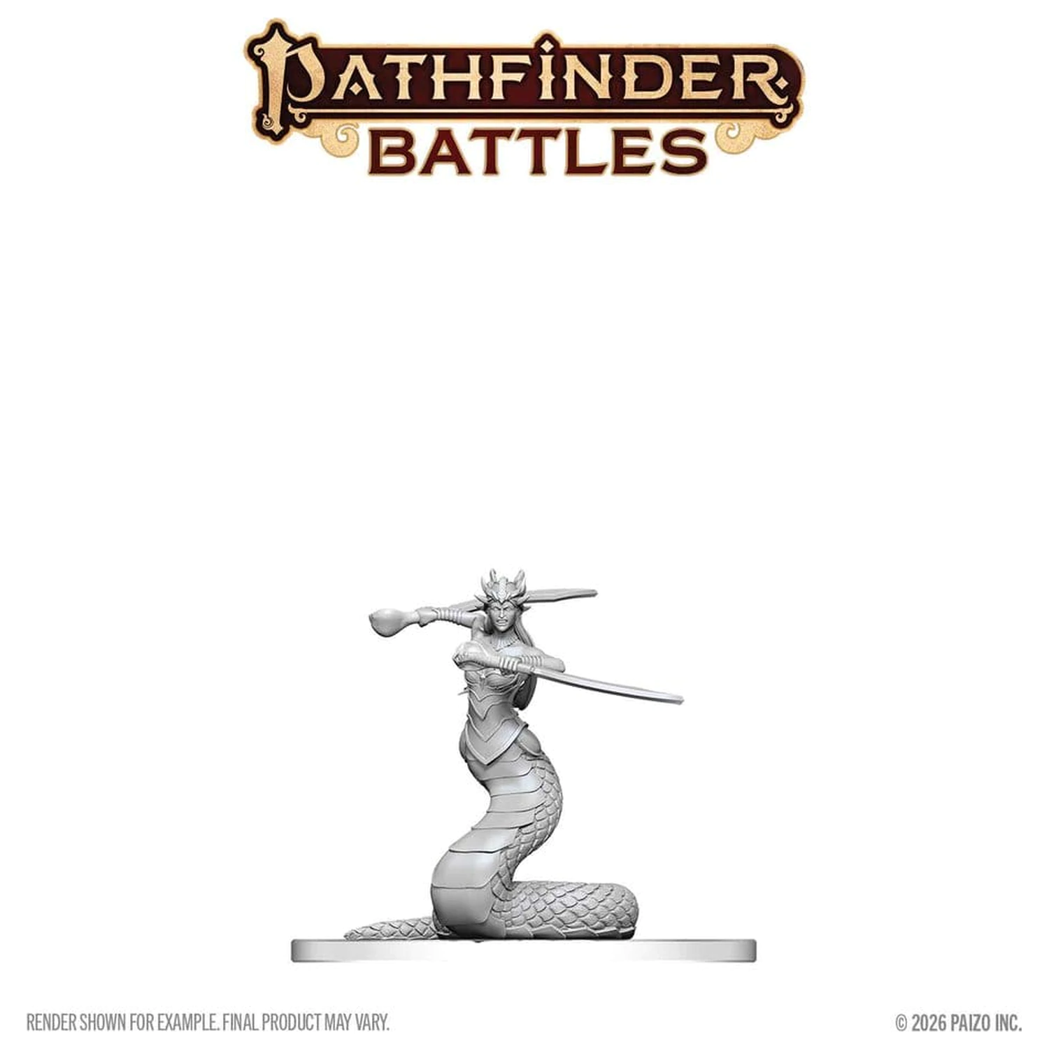 Pathfinder Battles Deep Cuts Unpainted Miniature Lamia Matriarch 13 cm poza produsului