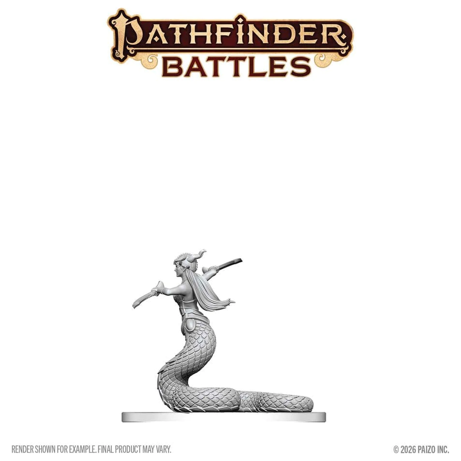 Pathfinder Battles Deep Cuts Unpainted Miniature Lamia Matriarch 13 cm poza produsului