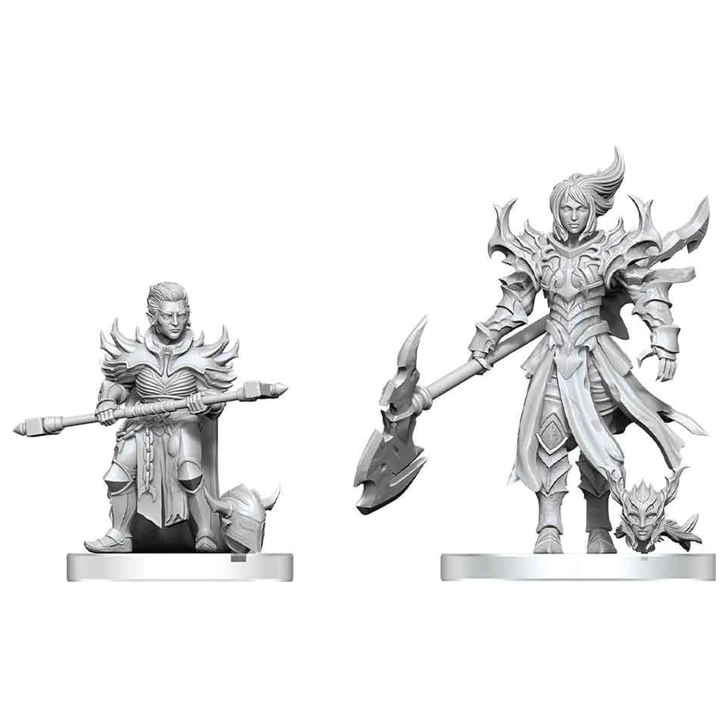 Pathfinder Battles Deep Cuts Minifigurina nepictata Pyre & Godclaw Hellknights 14 cm poza produsului