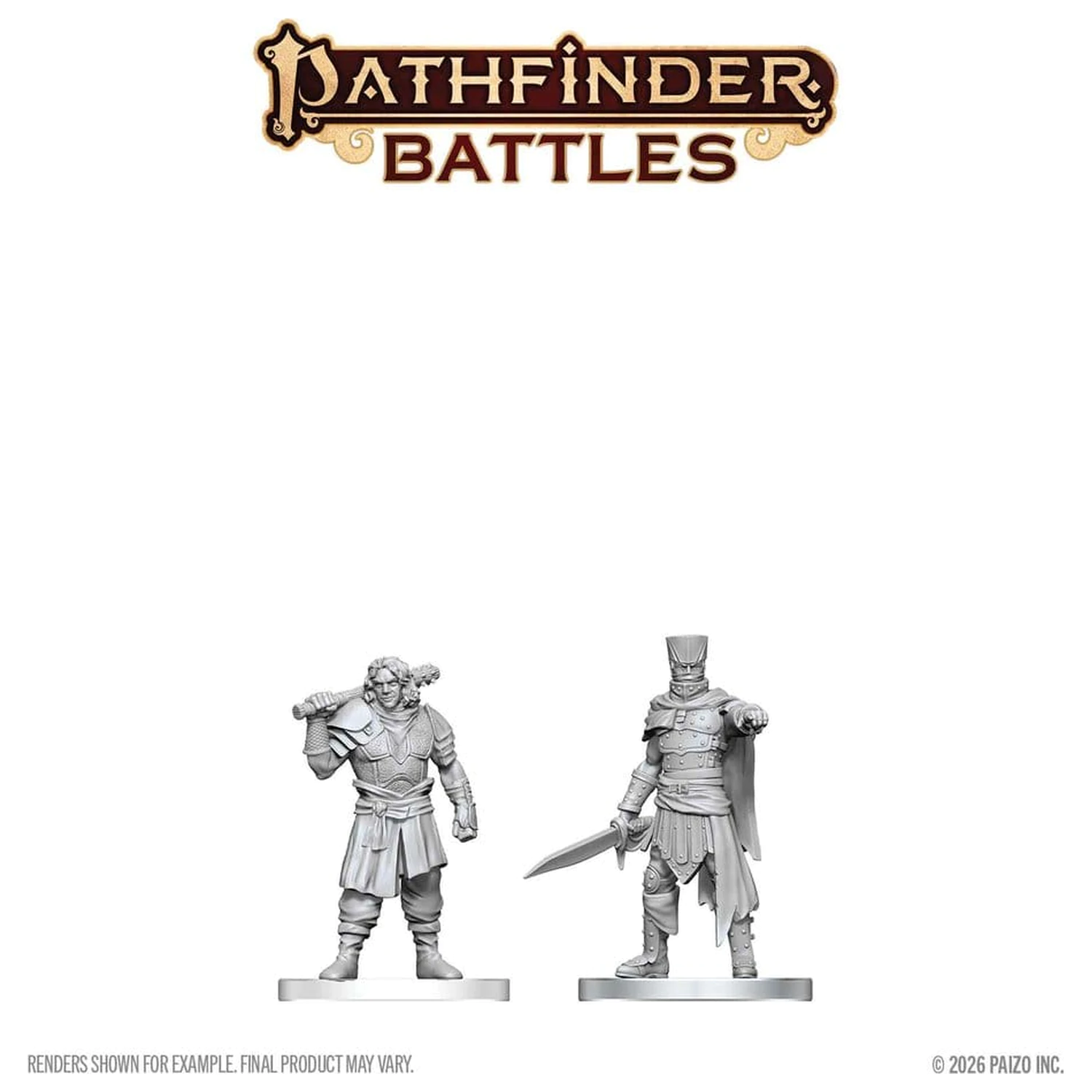 Pathfinder Battles Deep Cuts Miniaura nepictata Ruffian & Gang Leader de 14 cm poza produsului