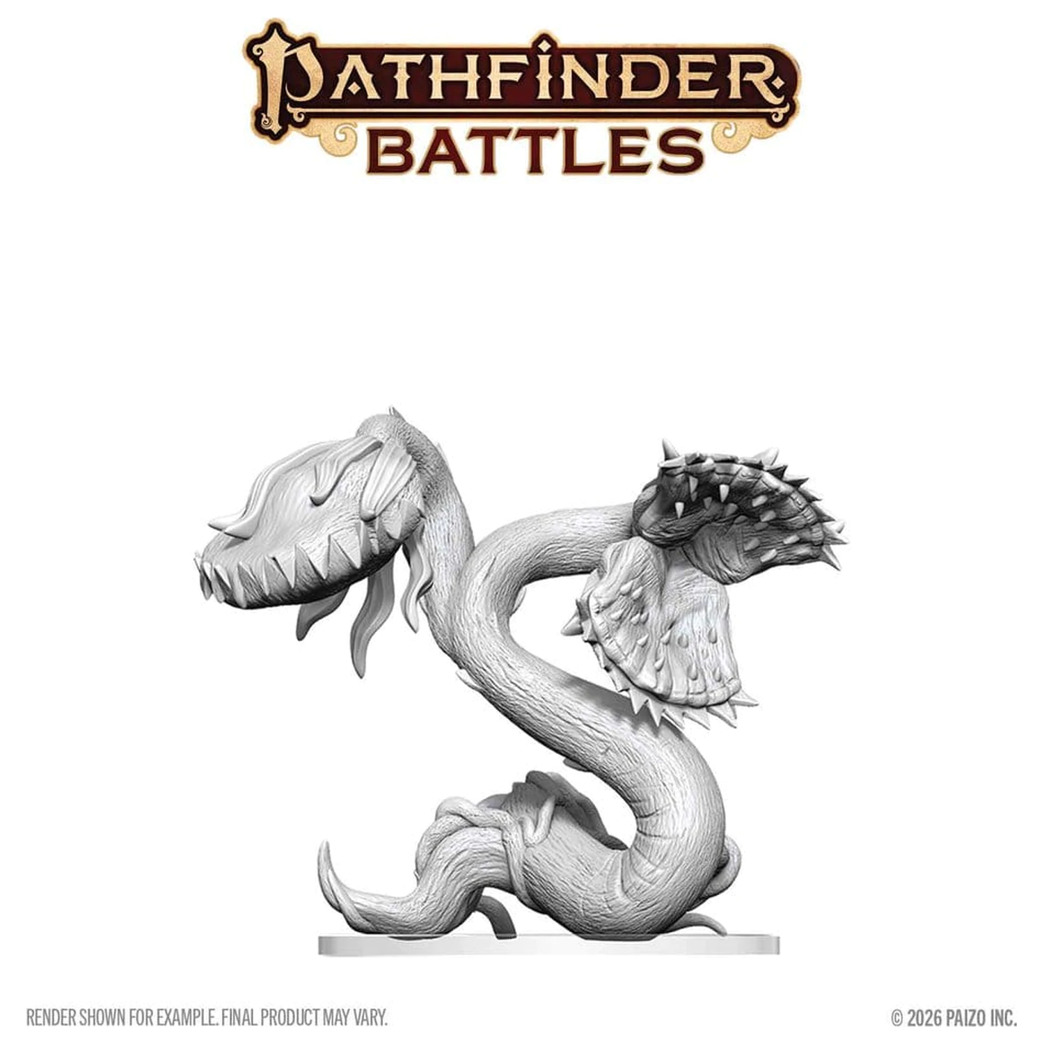 Pathfinder Battles Deep Cuts Unpainted Miniature Snapping Flytrap 15 cm poza produsului