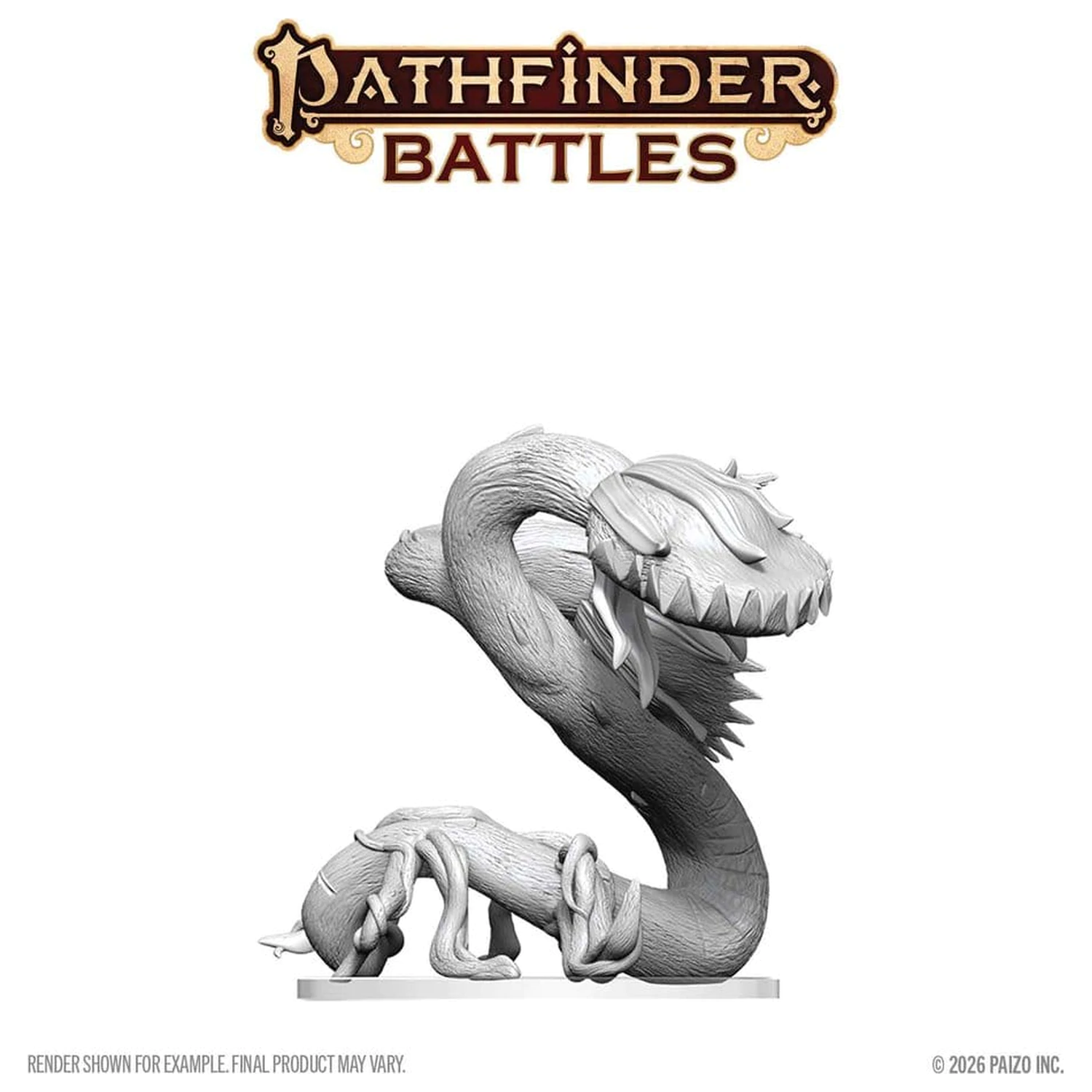 Pathfinder Battles Deep Cuts Unpainted Miniature Snapping Flytrap 15 cm poza produsului