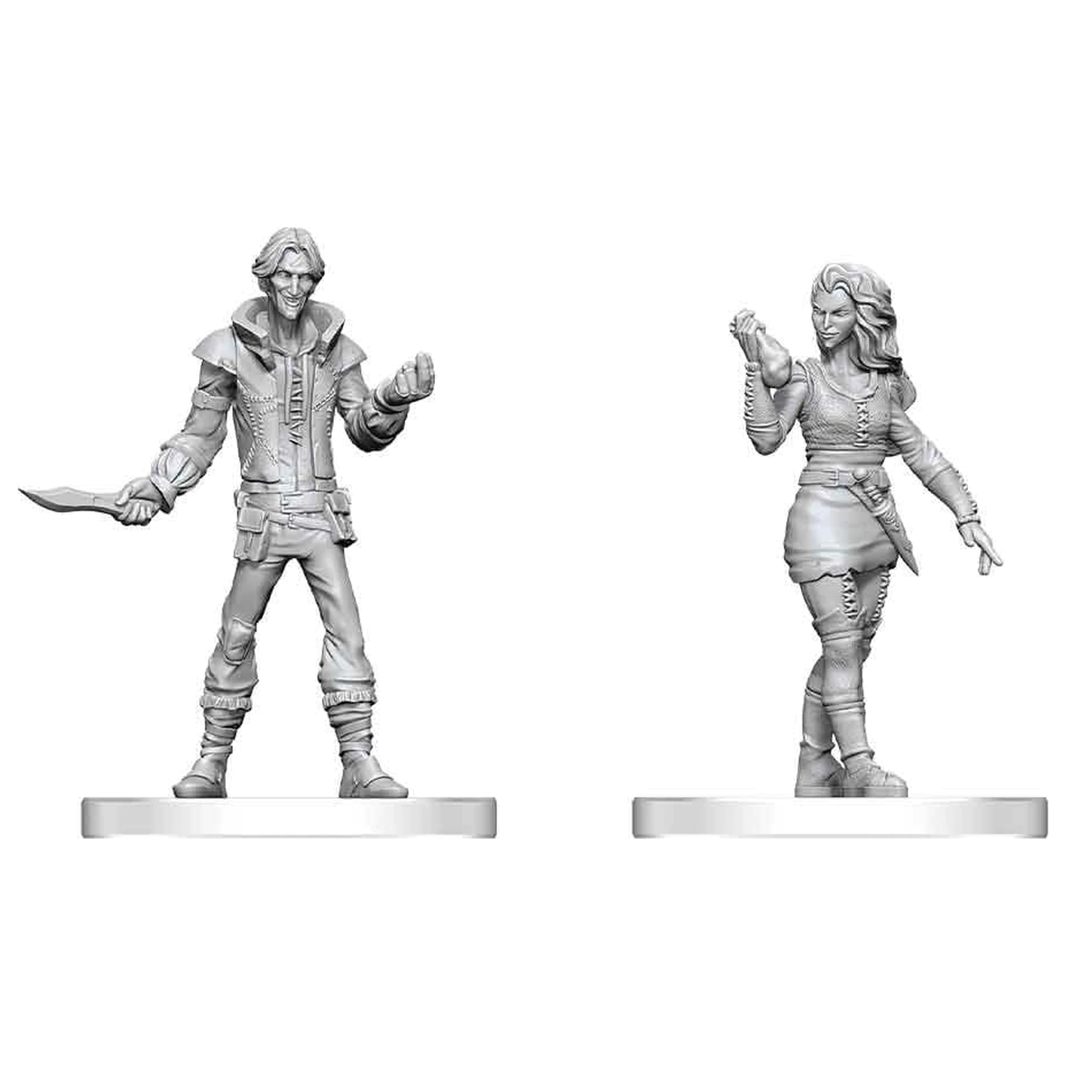 Pathfinder Battles Deep Cuts Miniatura nepictata Hot si Hotoman 14 cm poza produsului