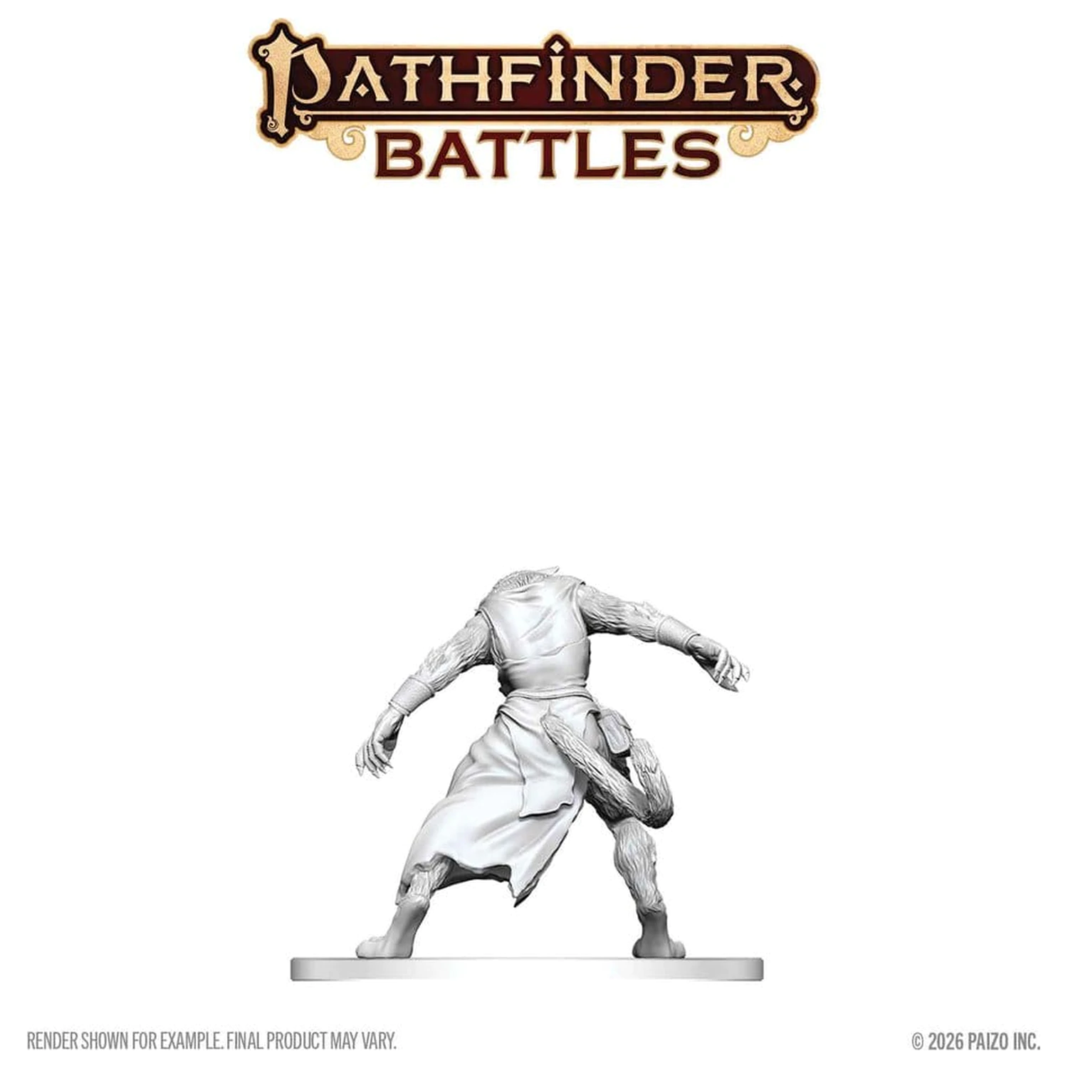 Pathfinder Battles Deep Cuts Minifigurina nepictata Weretiger 13 cm poza produsului