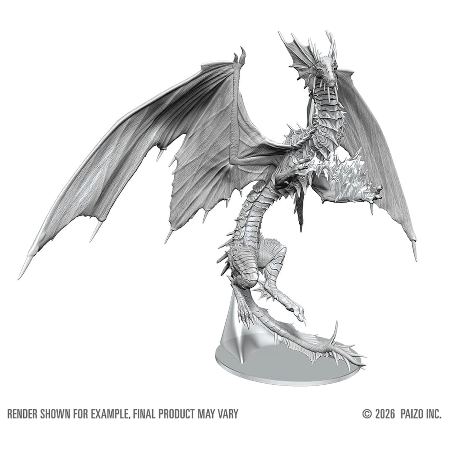 Pathfinder Deep Cuts Miniatura nepictata in cutie Adult Mirage Dragon 23 cm poza produsului