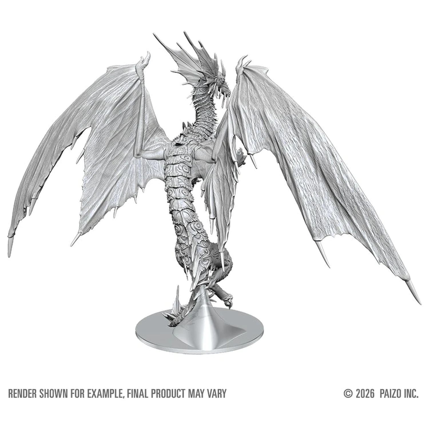 Pathfinder Deep Cuts Miniatura nepictata in cutie Adult Mirage Dragon 23 cm poza produsului