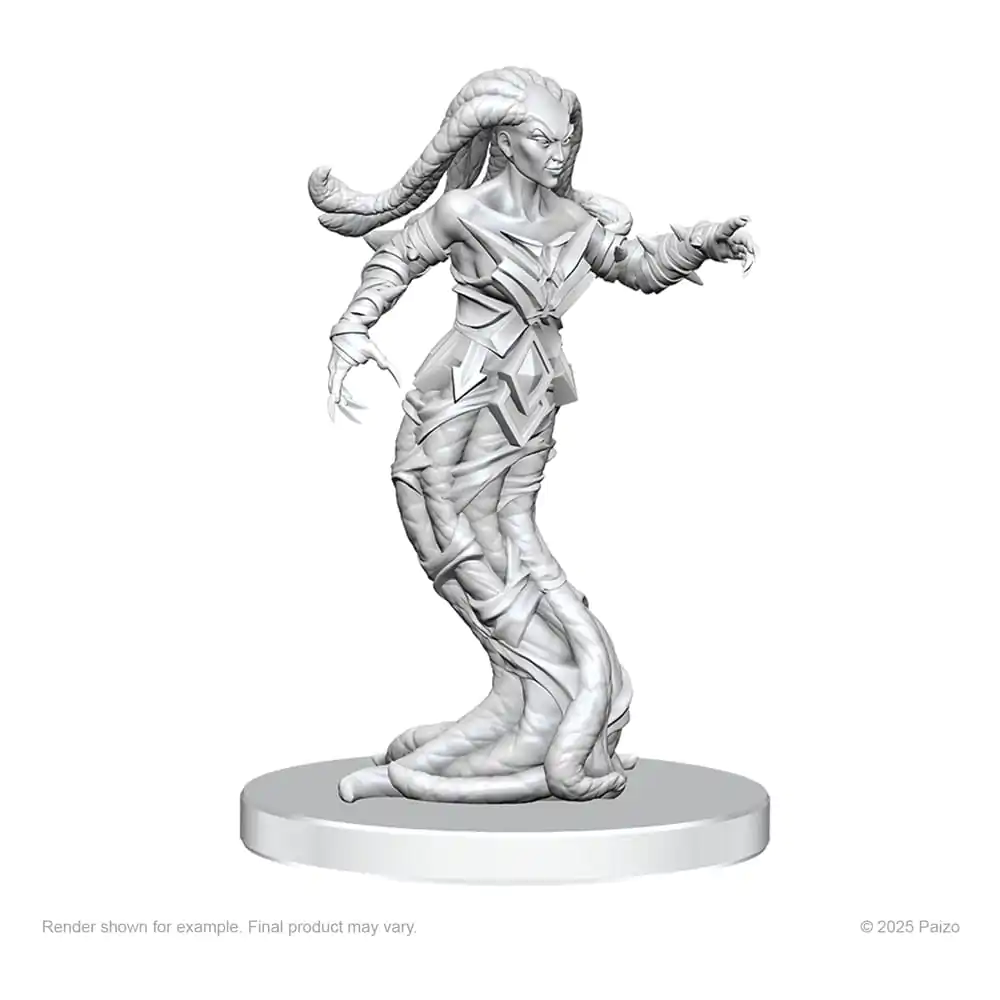 Pathfinder Deep Cuts Unpainted Miniaturi Gylou (Handmaiden Devil) si Ferrugon (Rust Devil) poza produsului