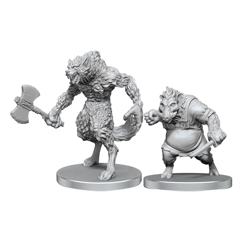 Pathfinder Deep Cuts Unpainted Miniatures Vârcolac și Om-mistreț poza produsului