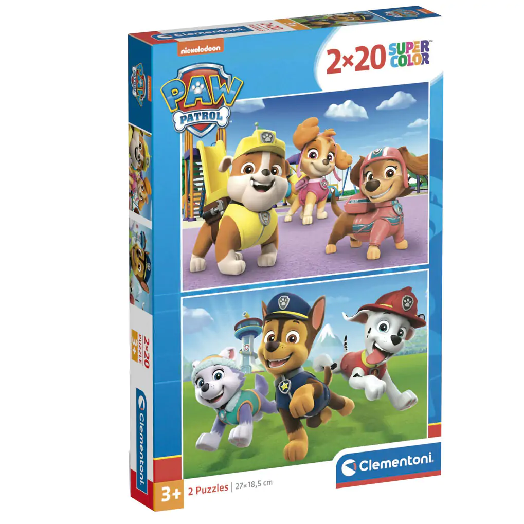 Paw Patrol puzzle 2 x 20 buc poza produsului