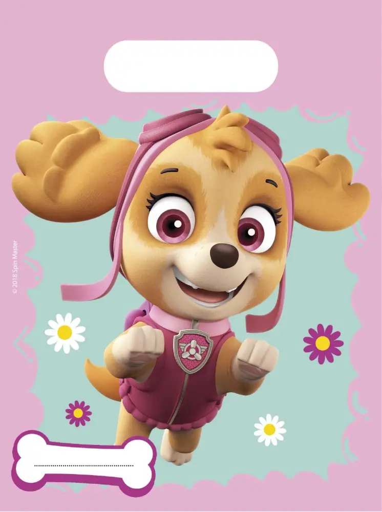 Paw Patrol Skye and Everest Pungă cadou 6 bucăți poza produsului